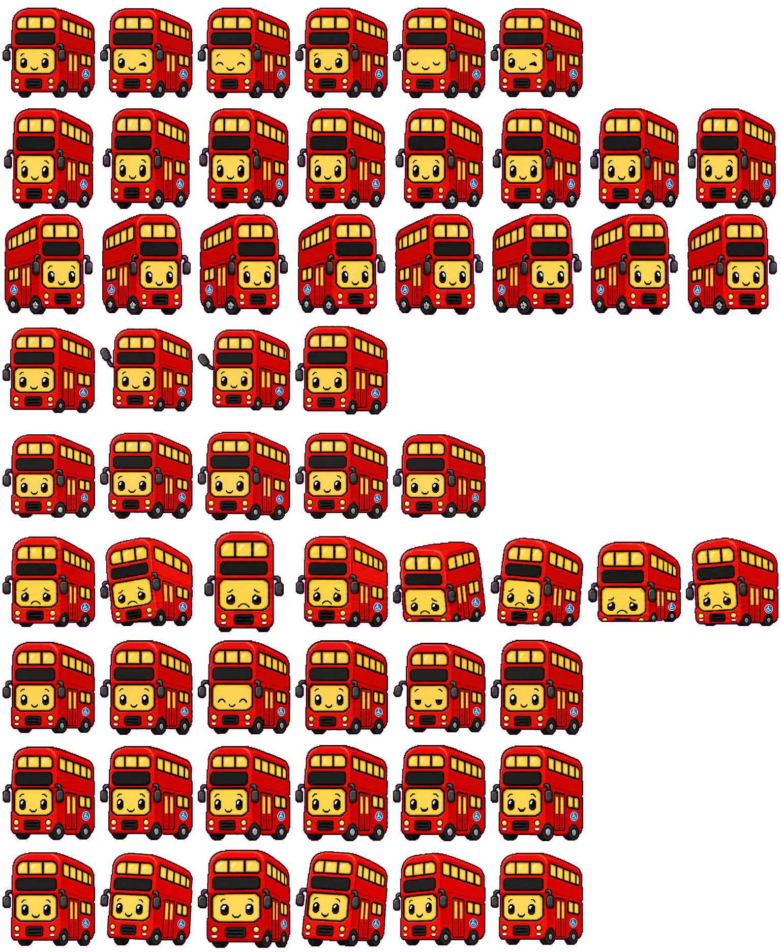 Luxie spritesheet preview