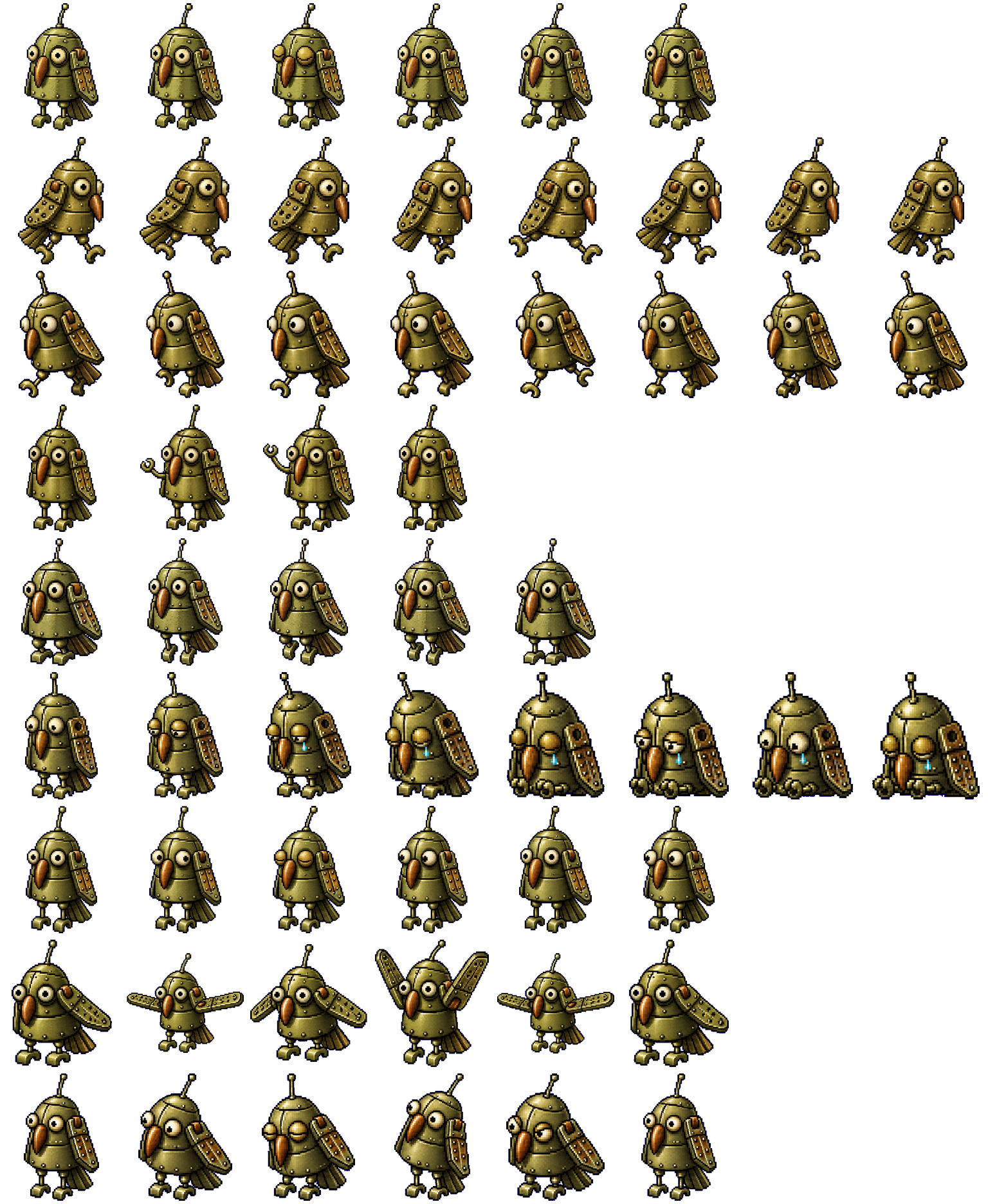 Machi Owl spritesheet preview