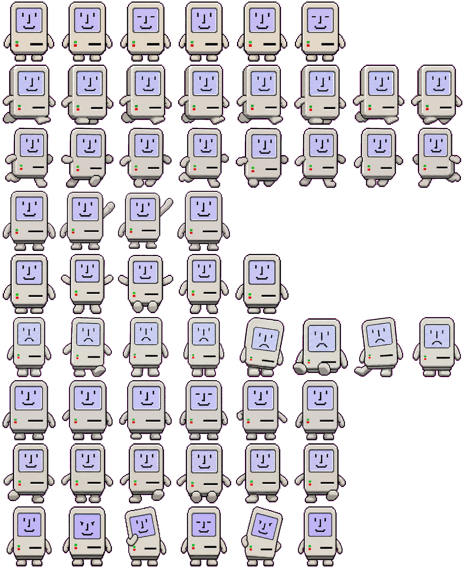 Macintosh spritesheet preview