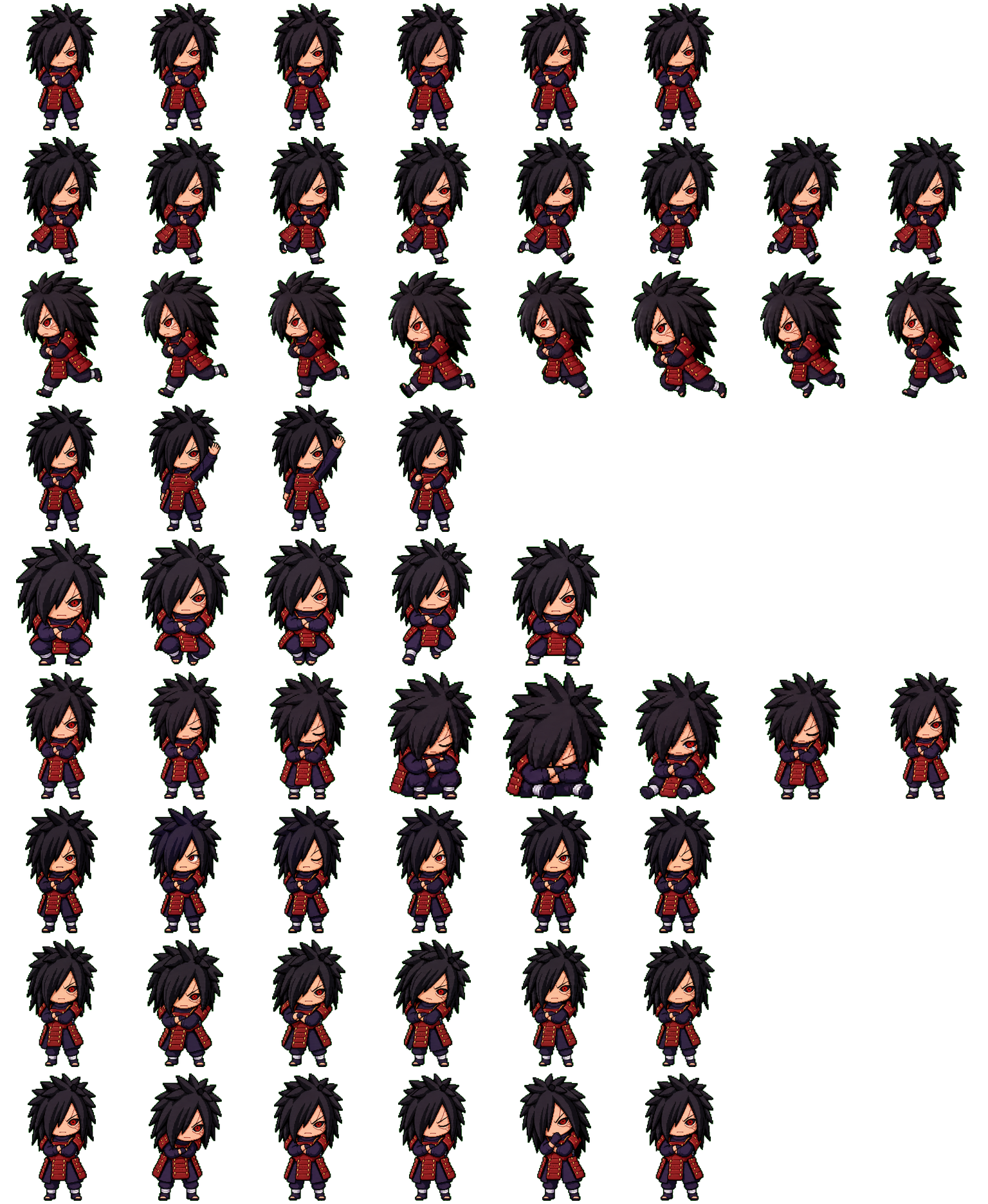 Madara spritesheet preview