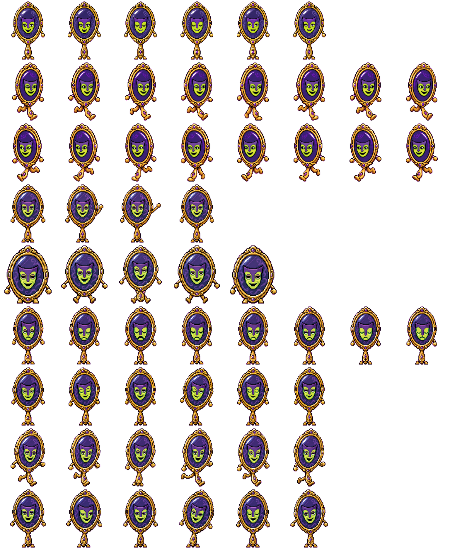 Magic Mirror spritesheet preview
