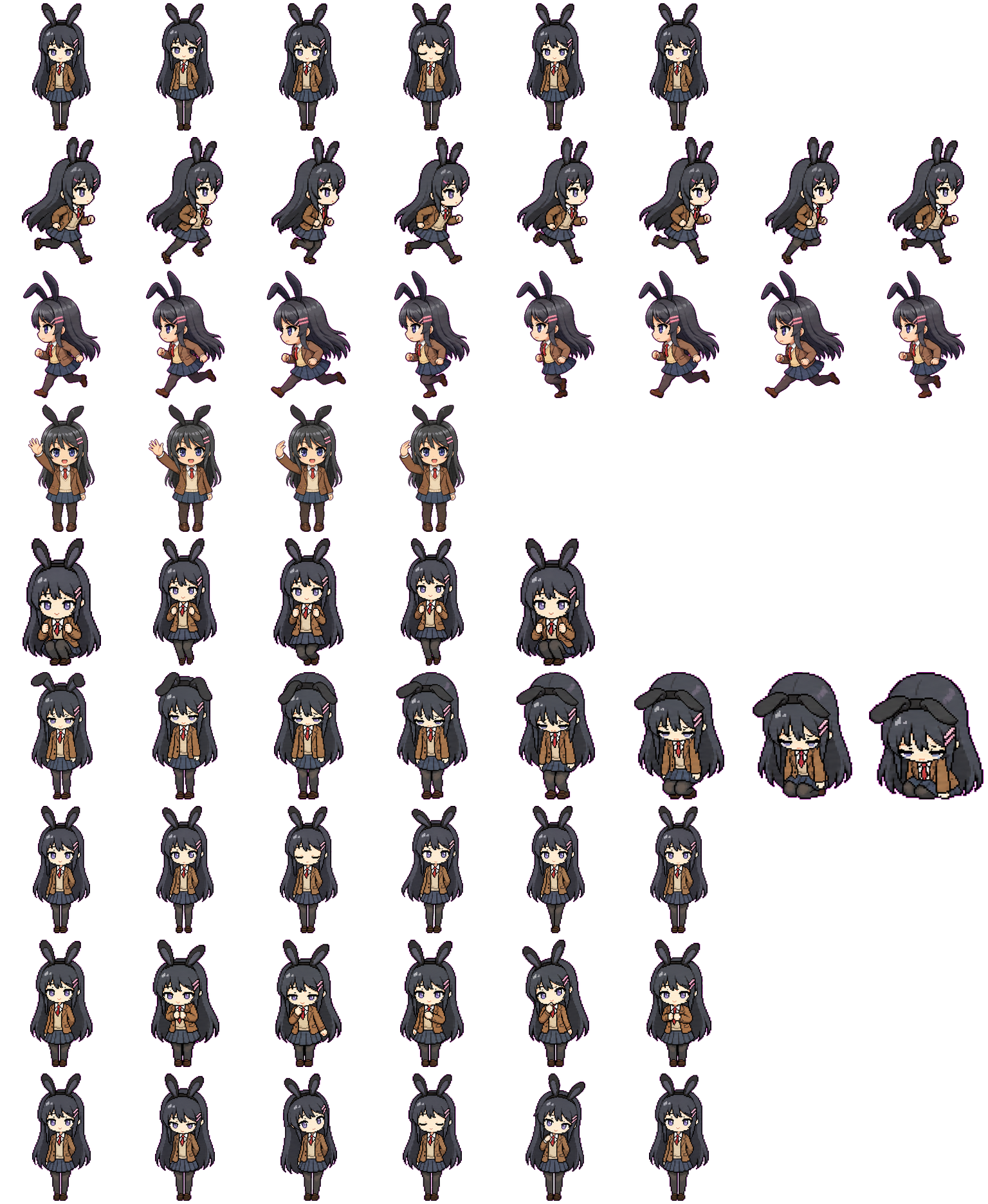 Mai Sakurajima Codex Pet アニメーションデスクトップペットのプレビュー