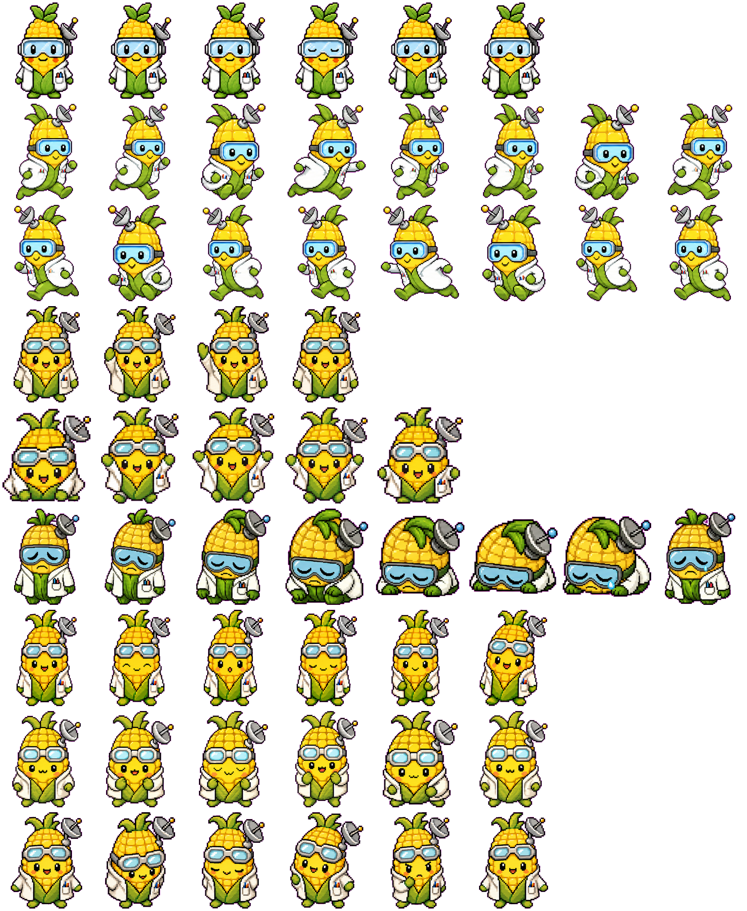 Maizie spritesheet preview