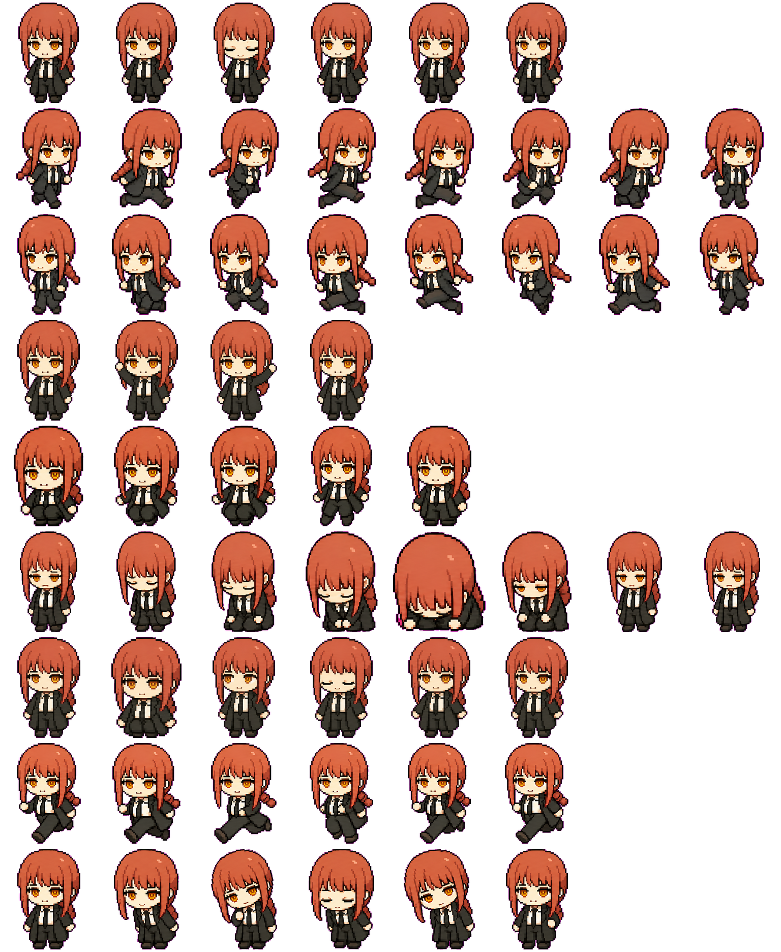 Makima spritesheet preview