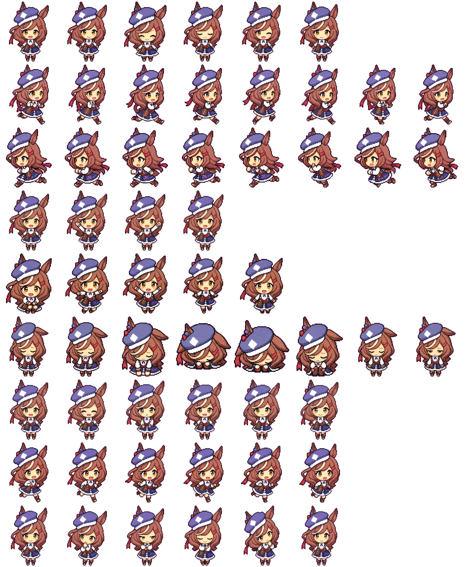 Mambo spritesheet preview