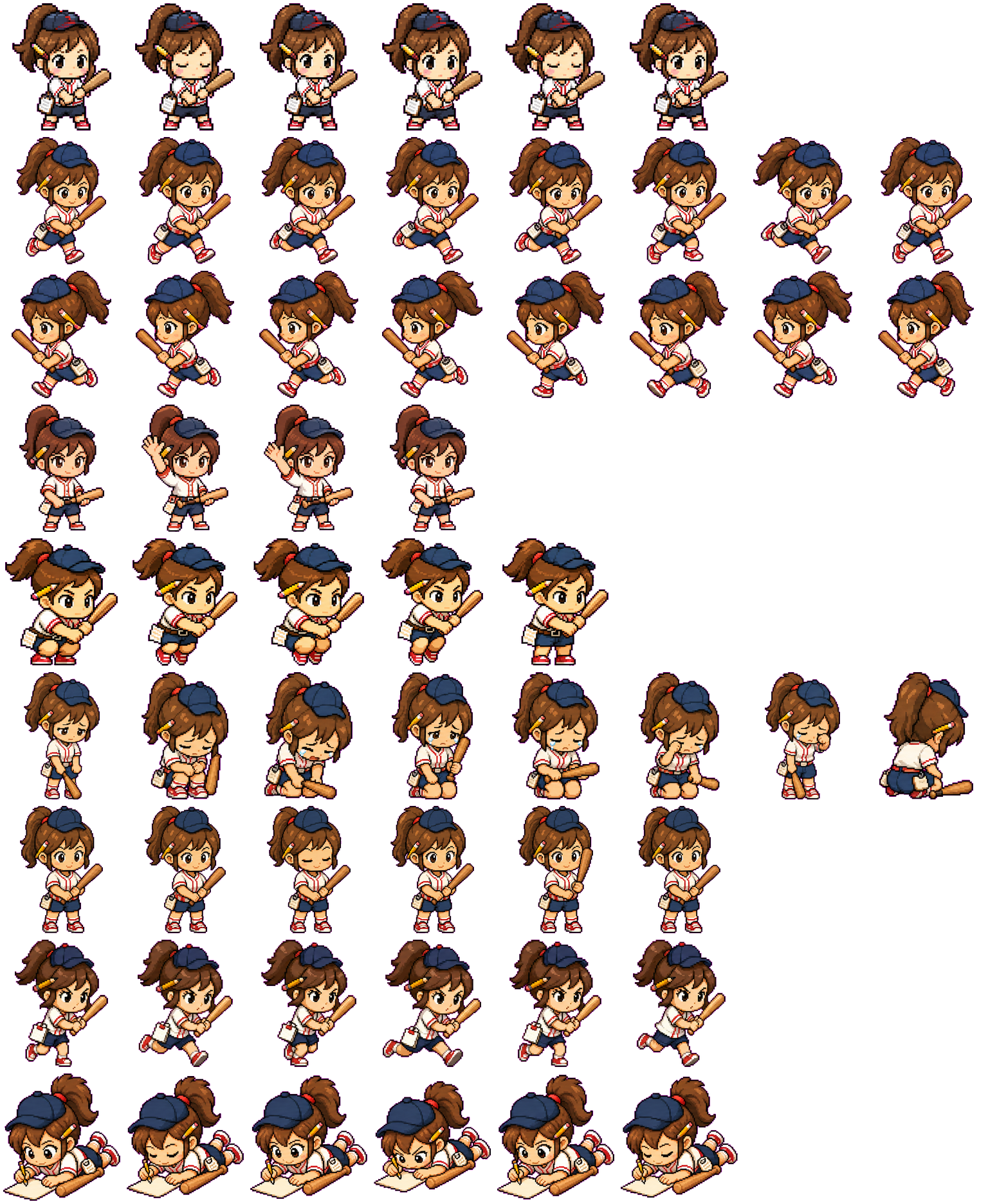 Manager Anna spritesheet preview