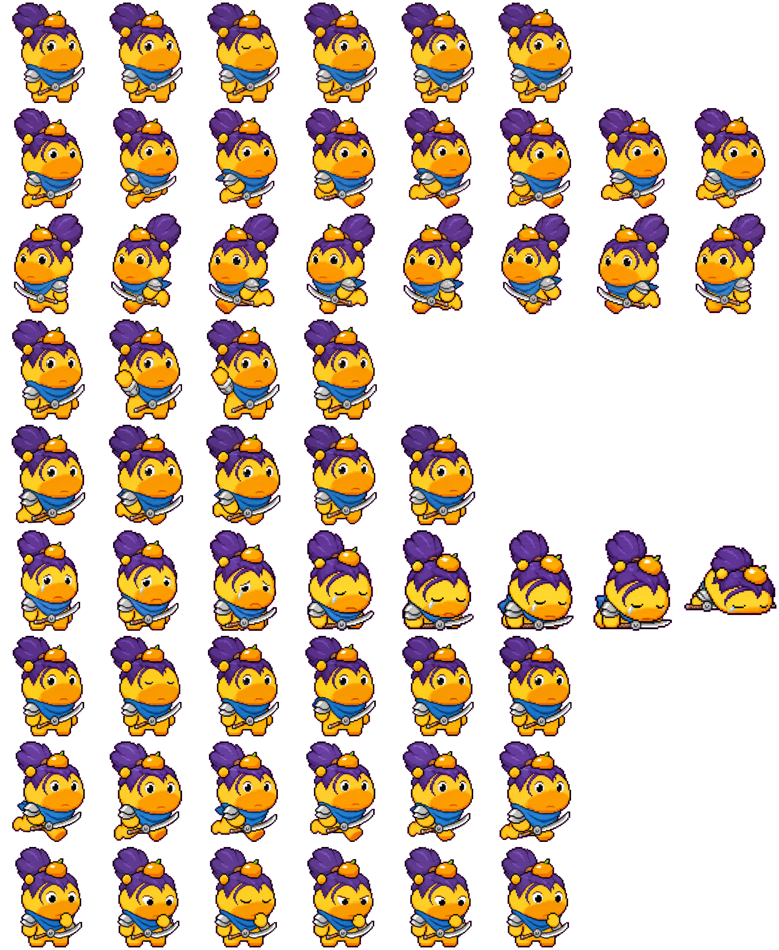 Mango spritesheet preview