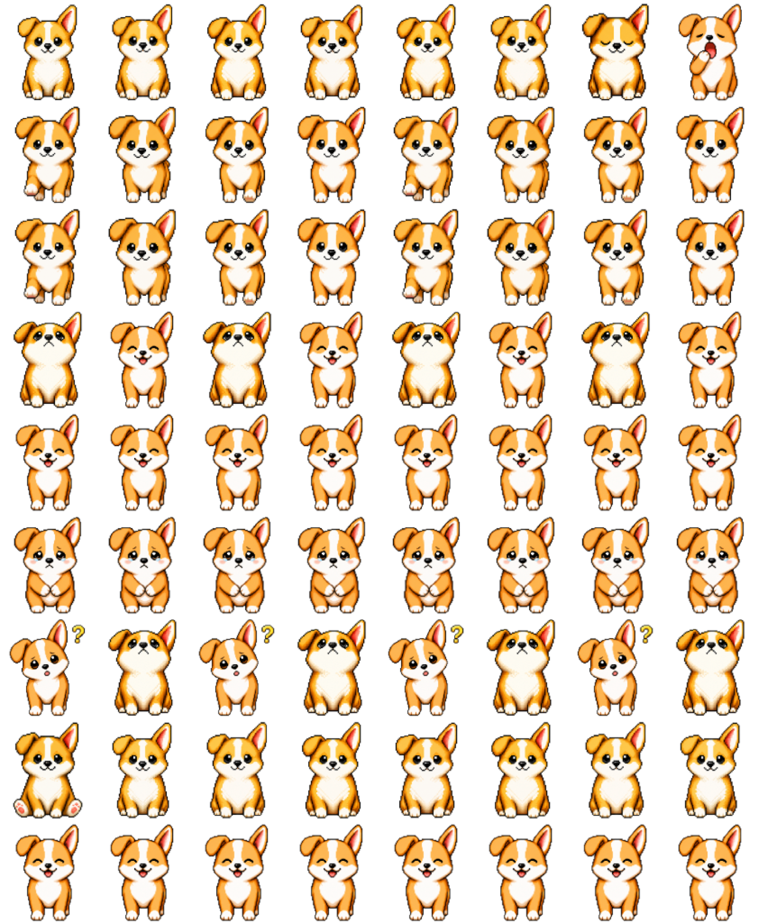 毛豆 spritesheet preview