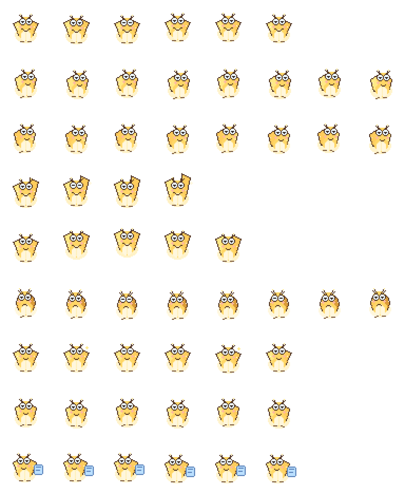Mariglow spritesheet preview
