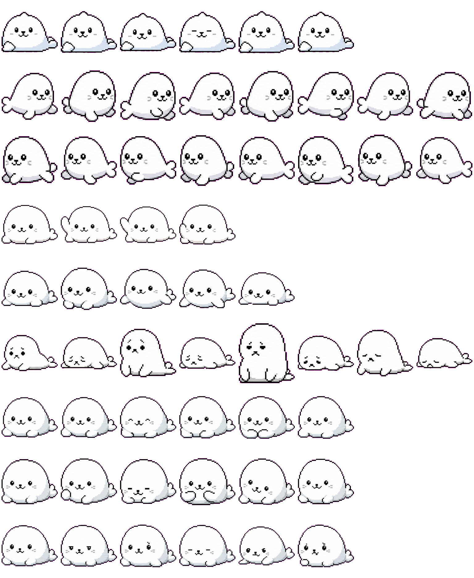 Marshi spritesheet preview