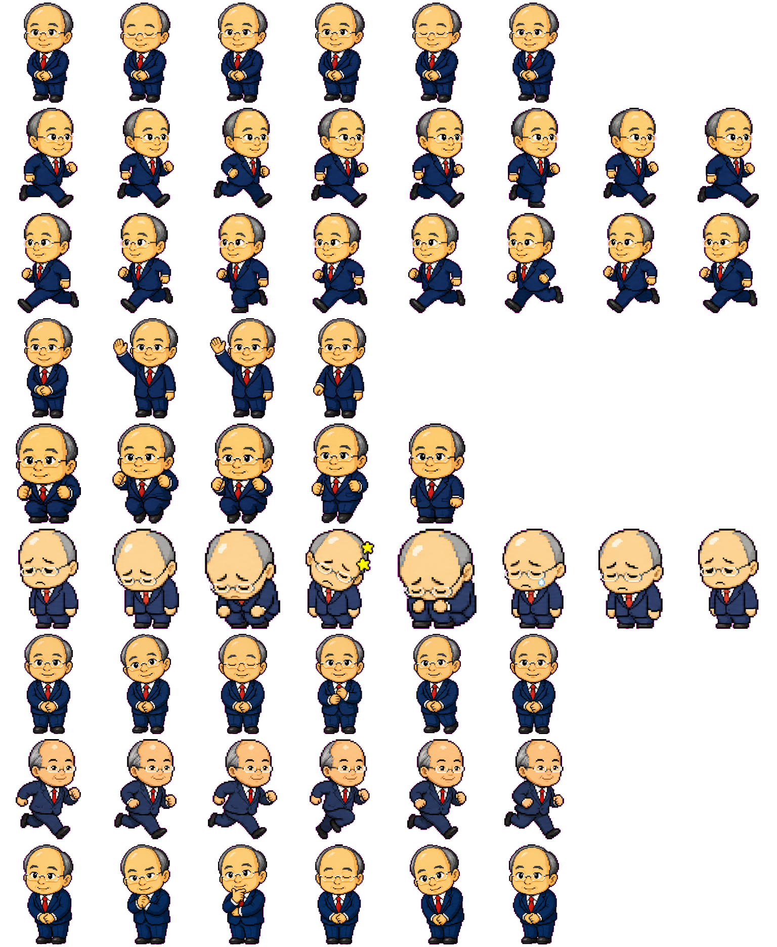 Masayoshi Son spritesheet preview