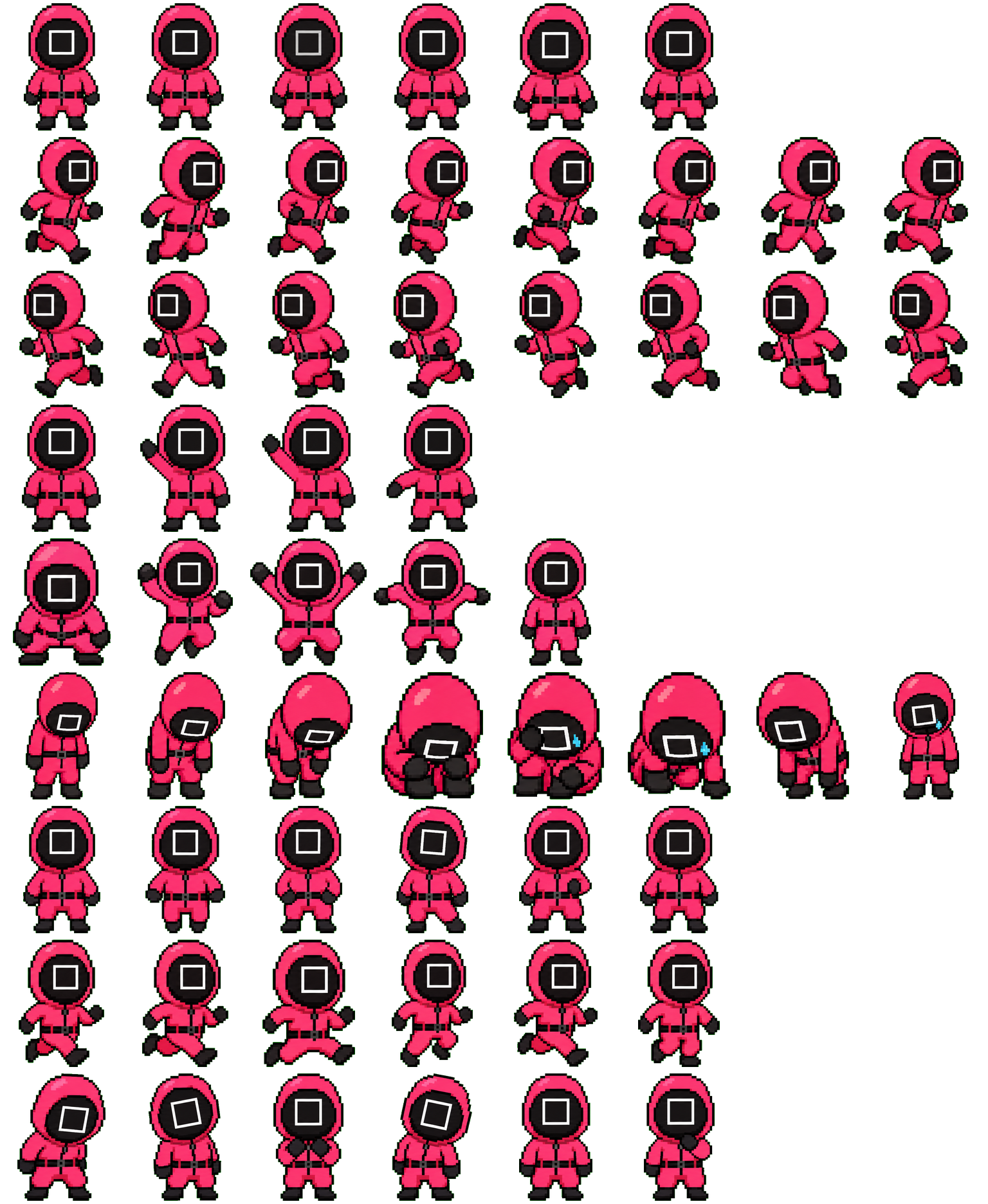 Masked Manager spritesheet preview