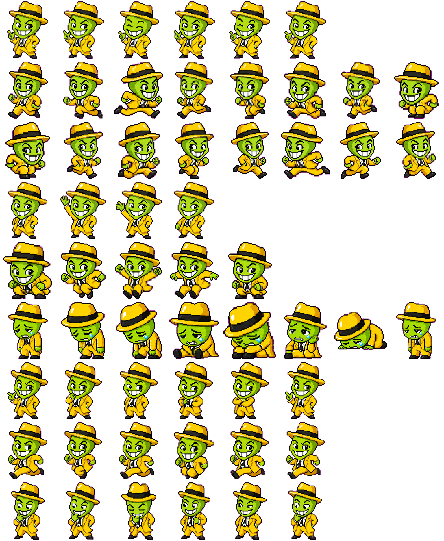Masky spritesheet preview