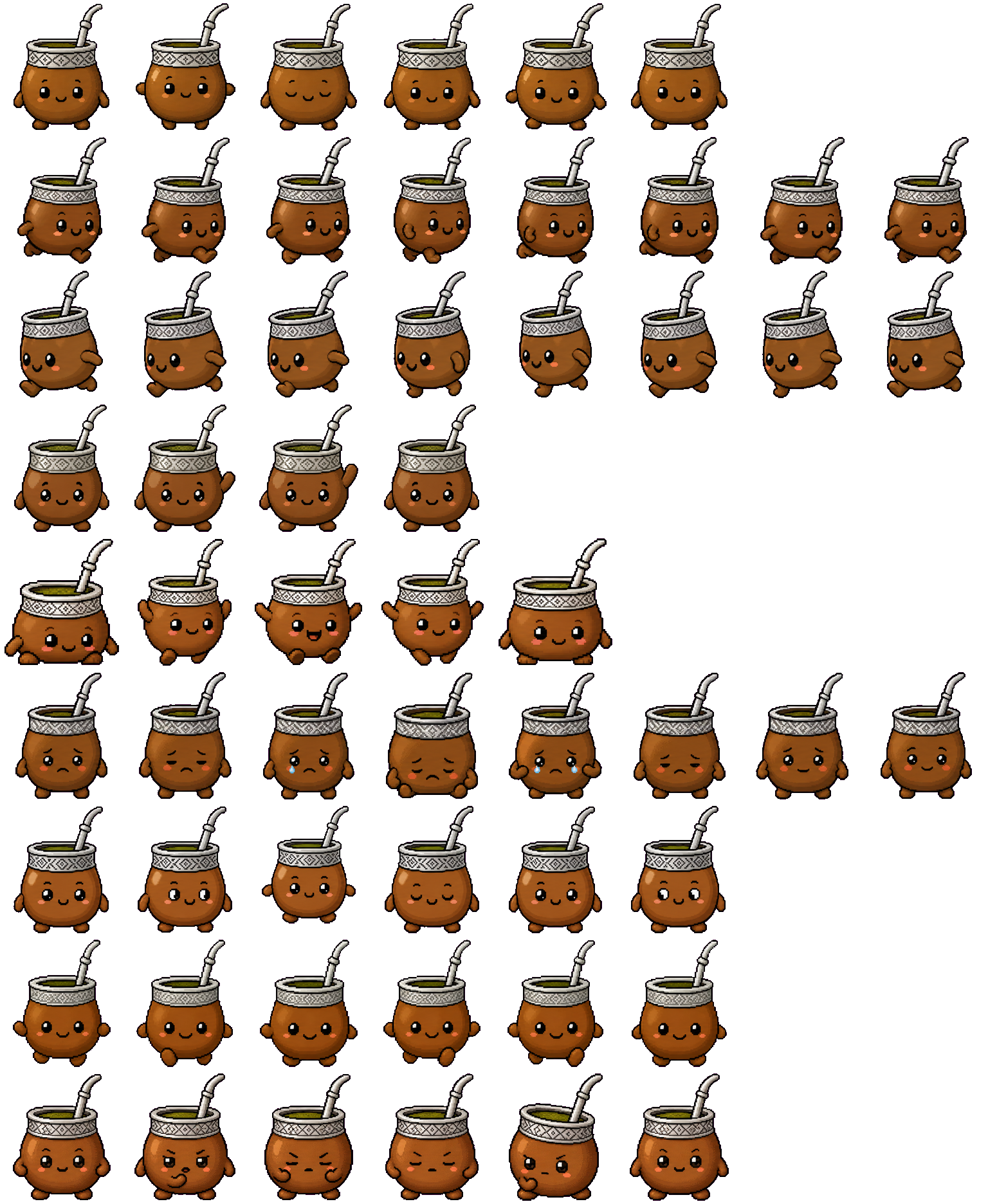 Matecito spritesheet preview