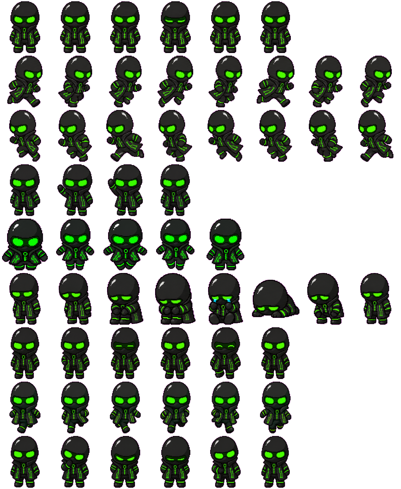 Neon spritesheet preview