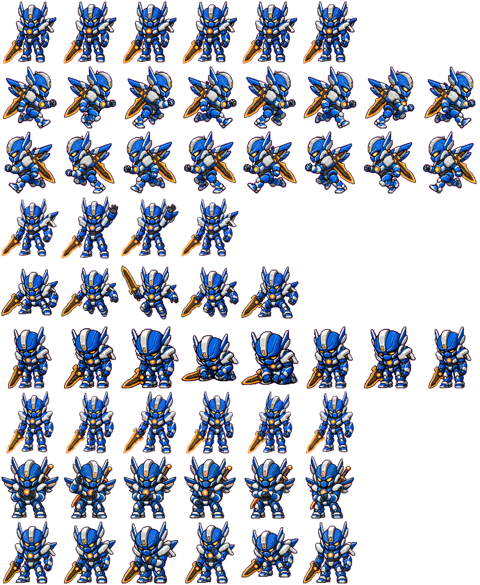 霸天剑魔 spritesheet preview