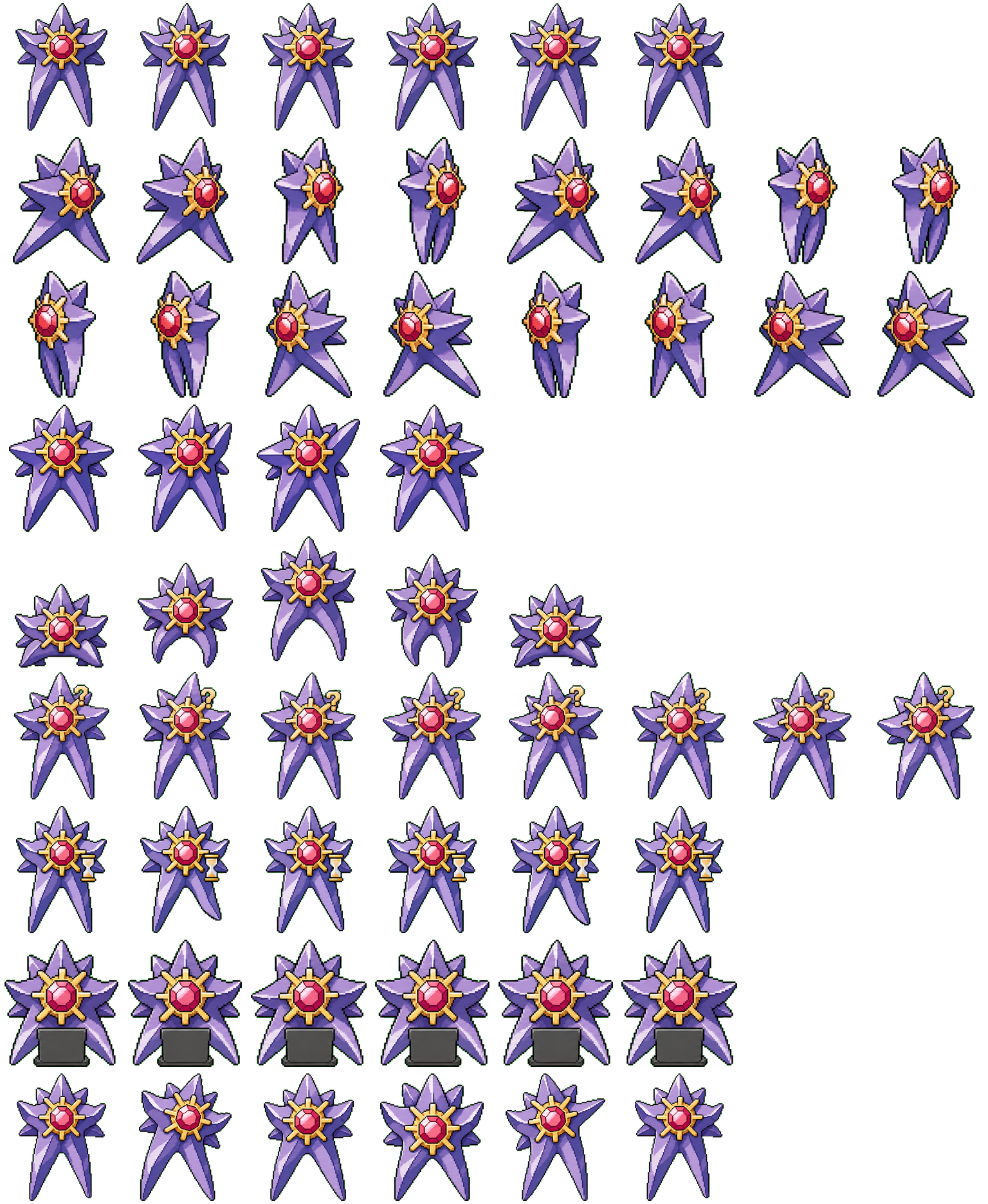 Mega Starmie animated desktop pet preview for Codex Pet