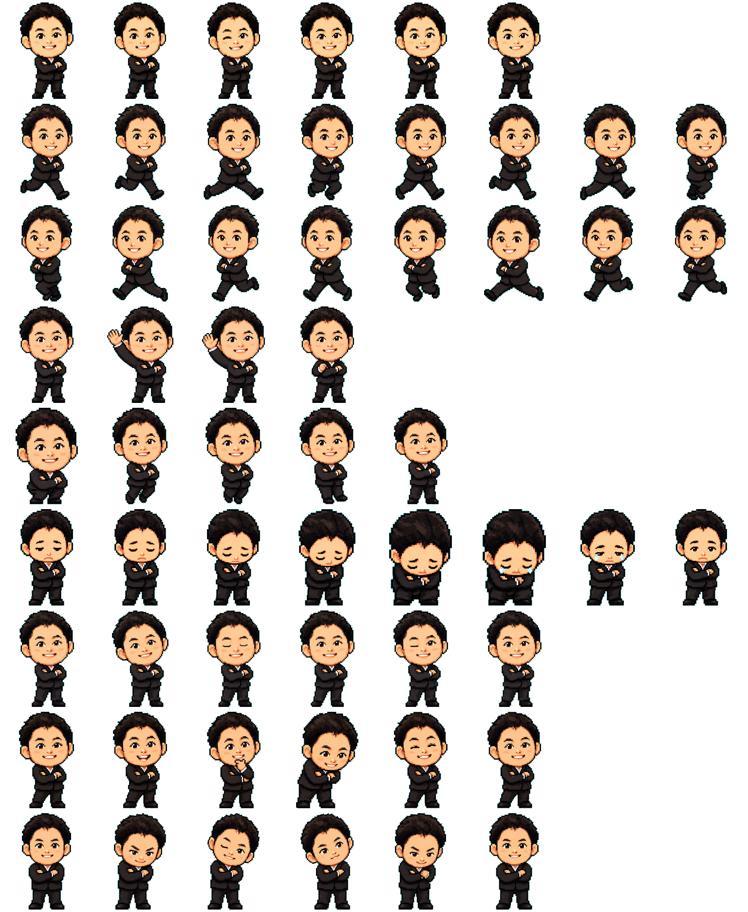 David Liu spritesheet preview