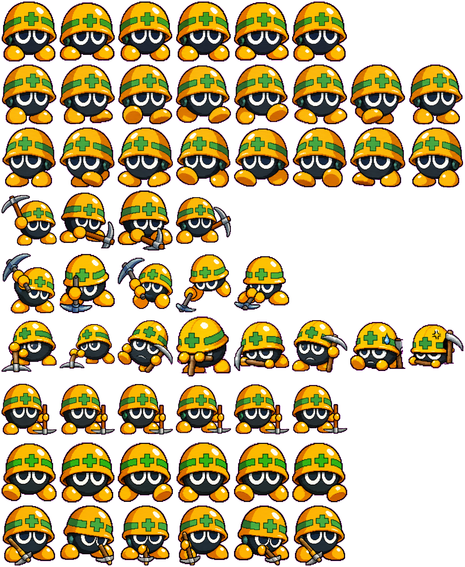 Mettaur spritesheet preview