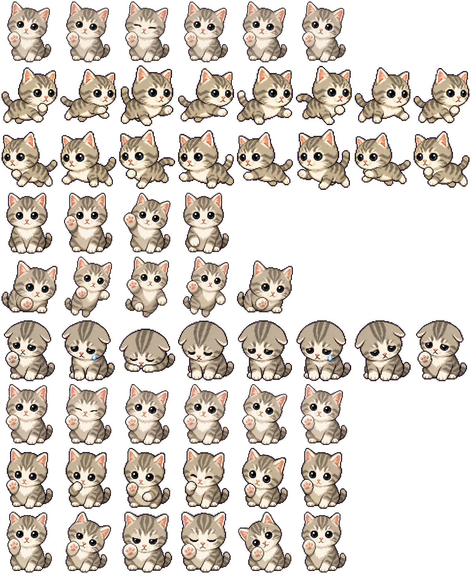 MiaoDex spritesheet preview