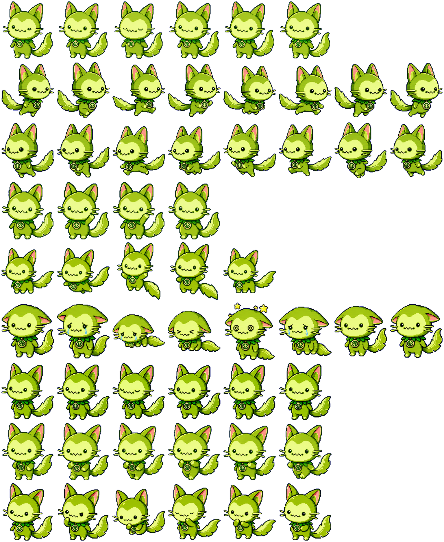喵喵 spritesheet preview