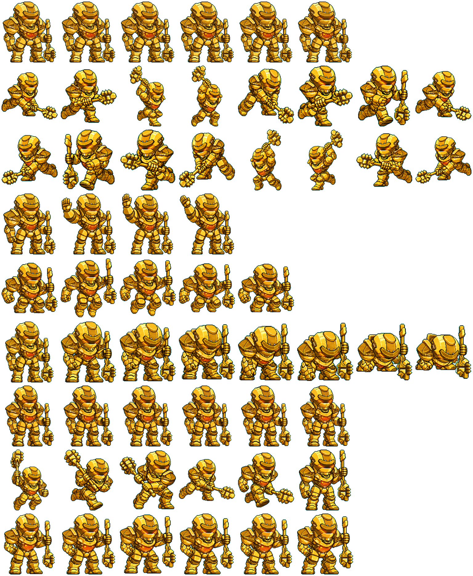 MIDAS // GRAYCRAFT6 spritesheet preview