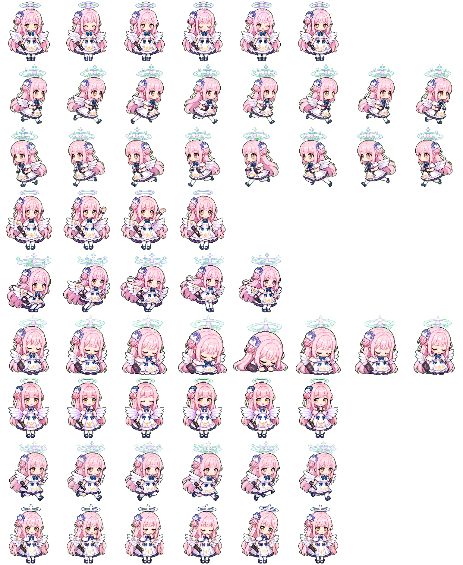 聖園ミカ spritesheet preview