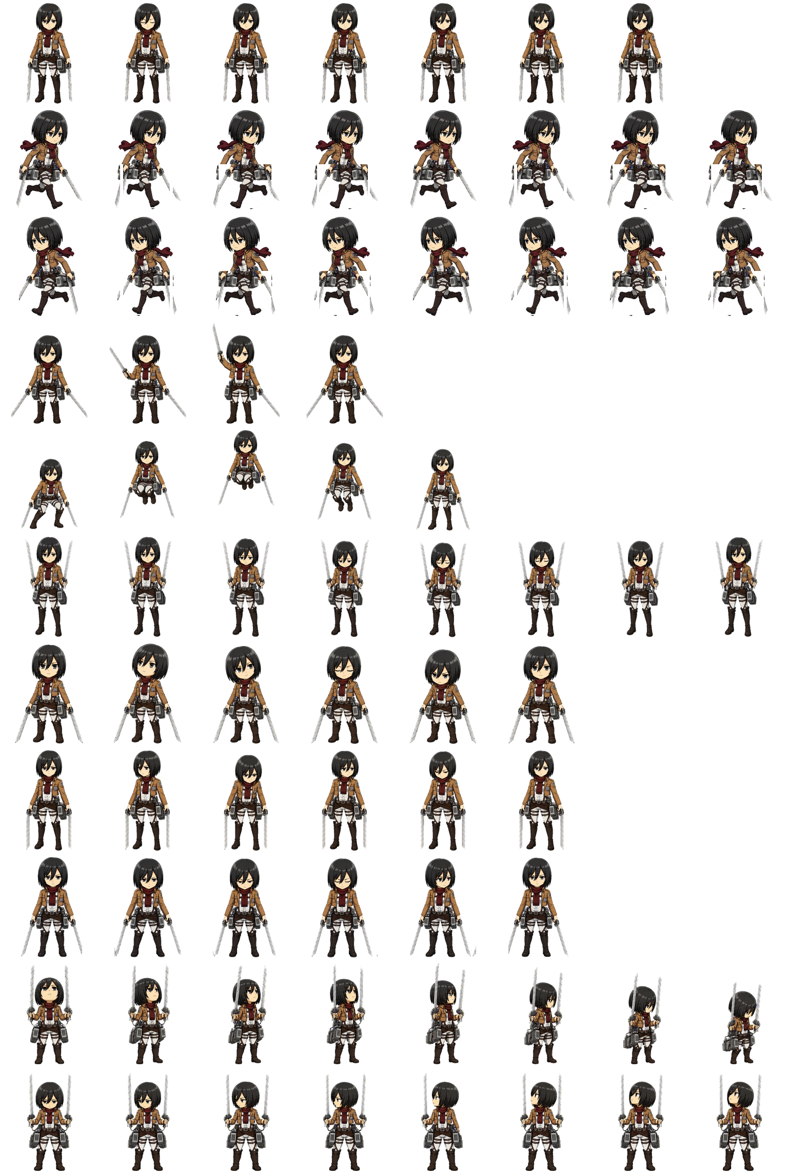 Mikasa animated desktop pet preview for Codex Pet