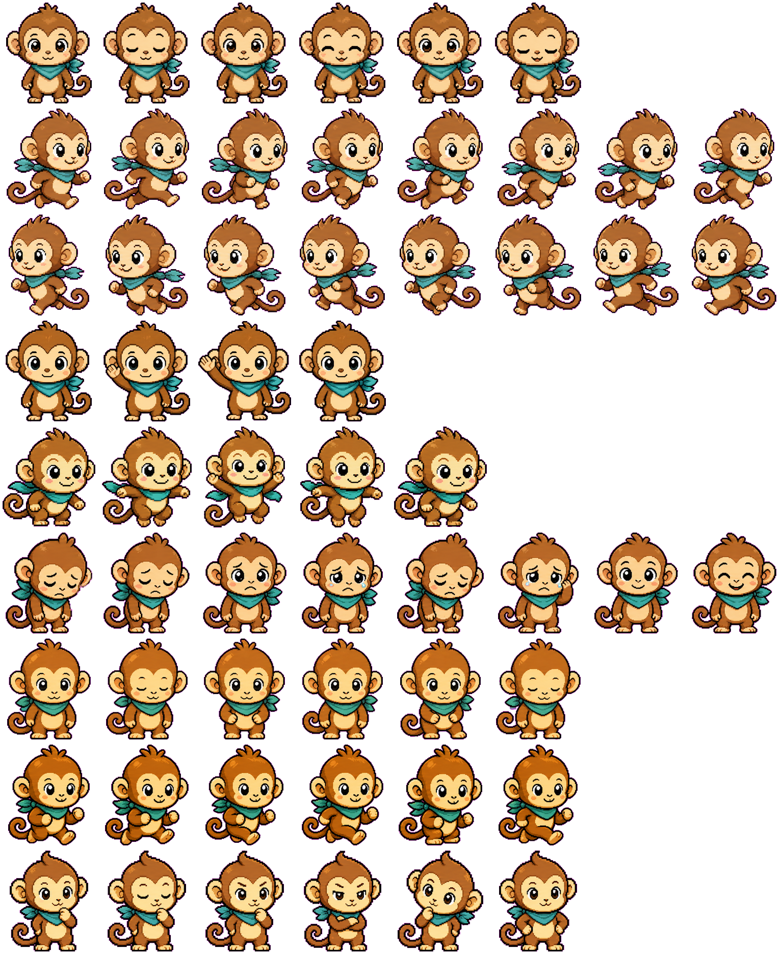 Miko spritesheet preview