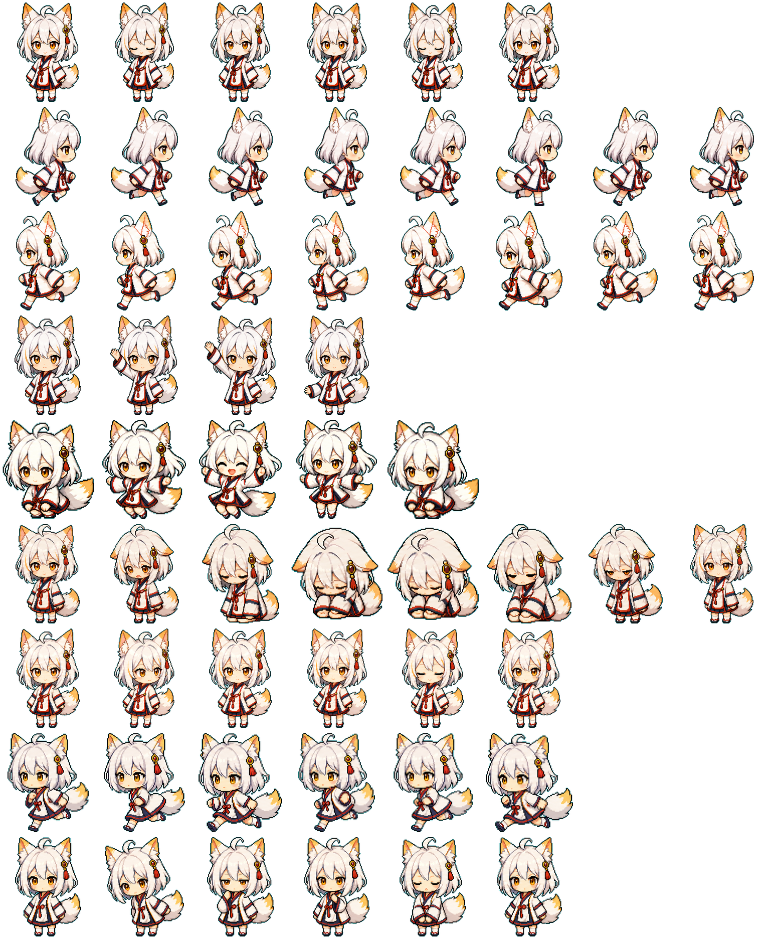 Mikoto spritesheet preview