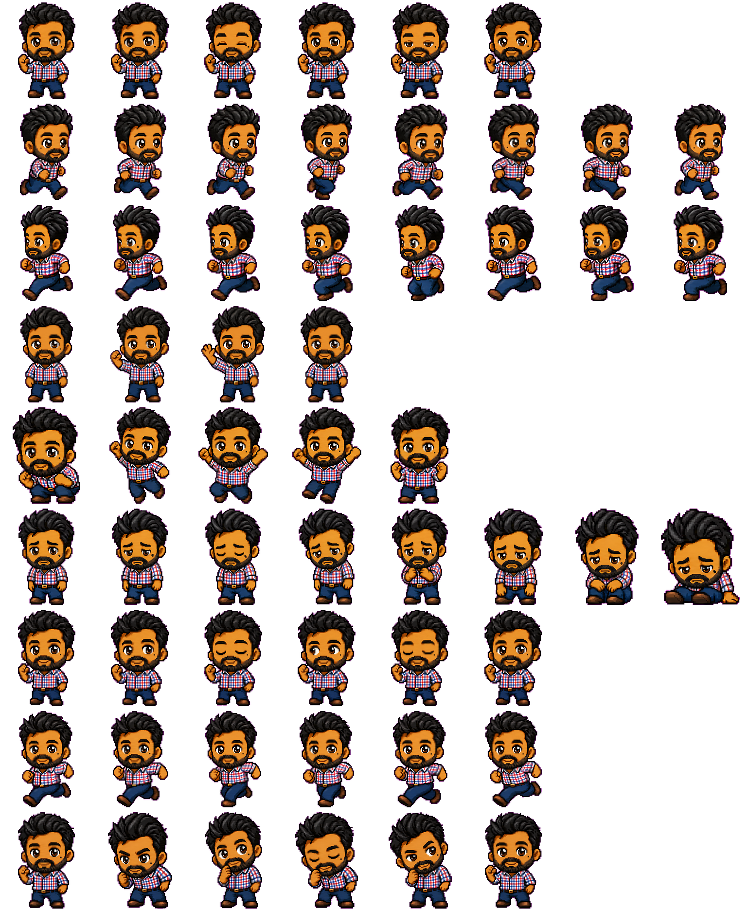 Mini AKD spritesheet preview