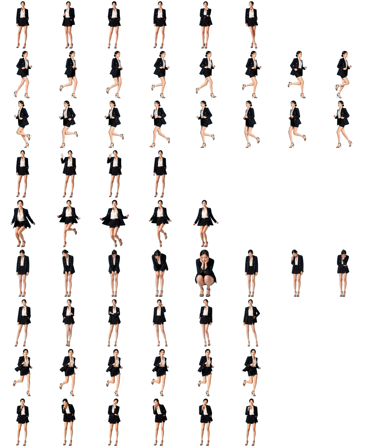 Mini Muse spritesheet preview