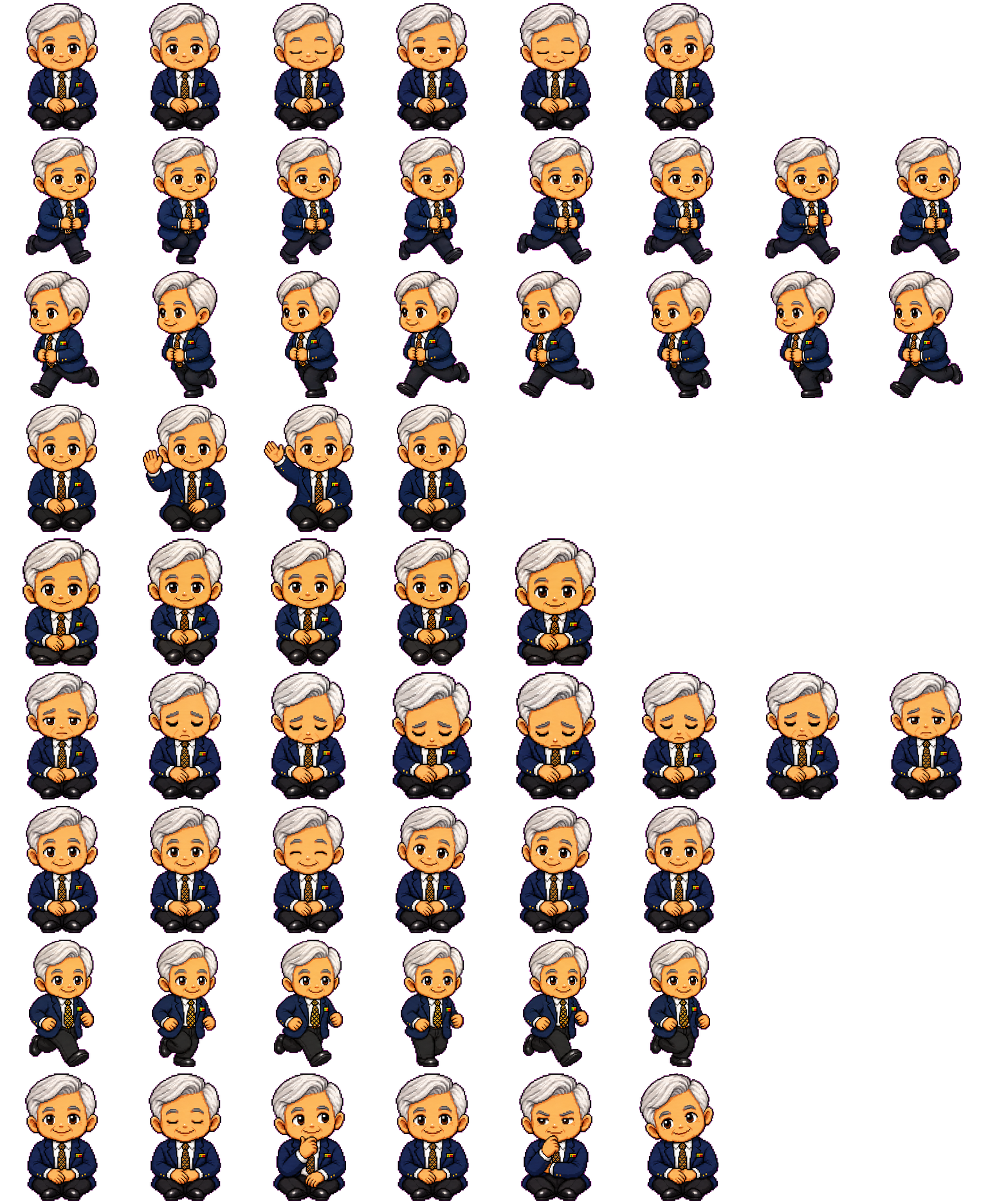 Mini Rani spritesheet preview