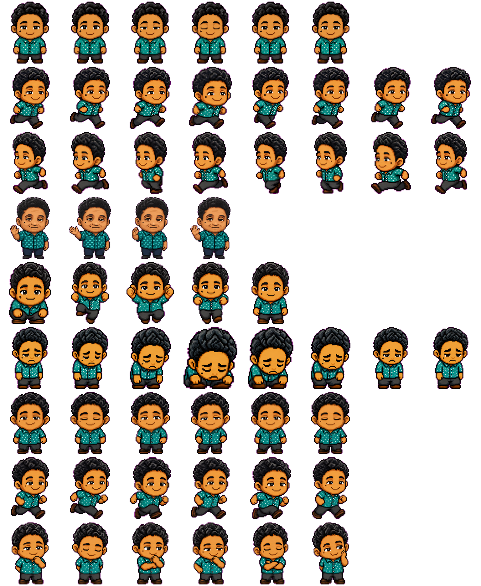 Mini Sajith spritesheet preview