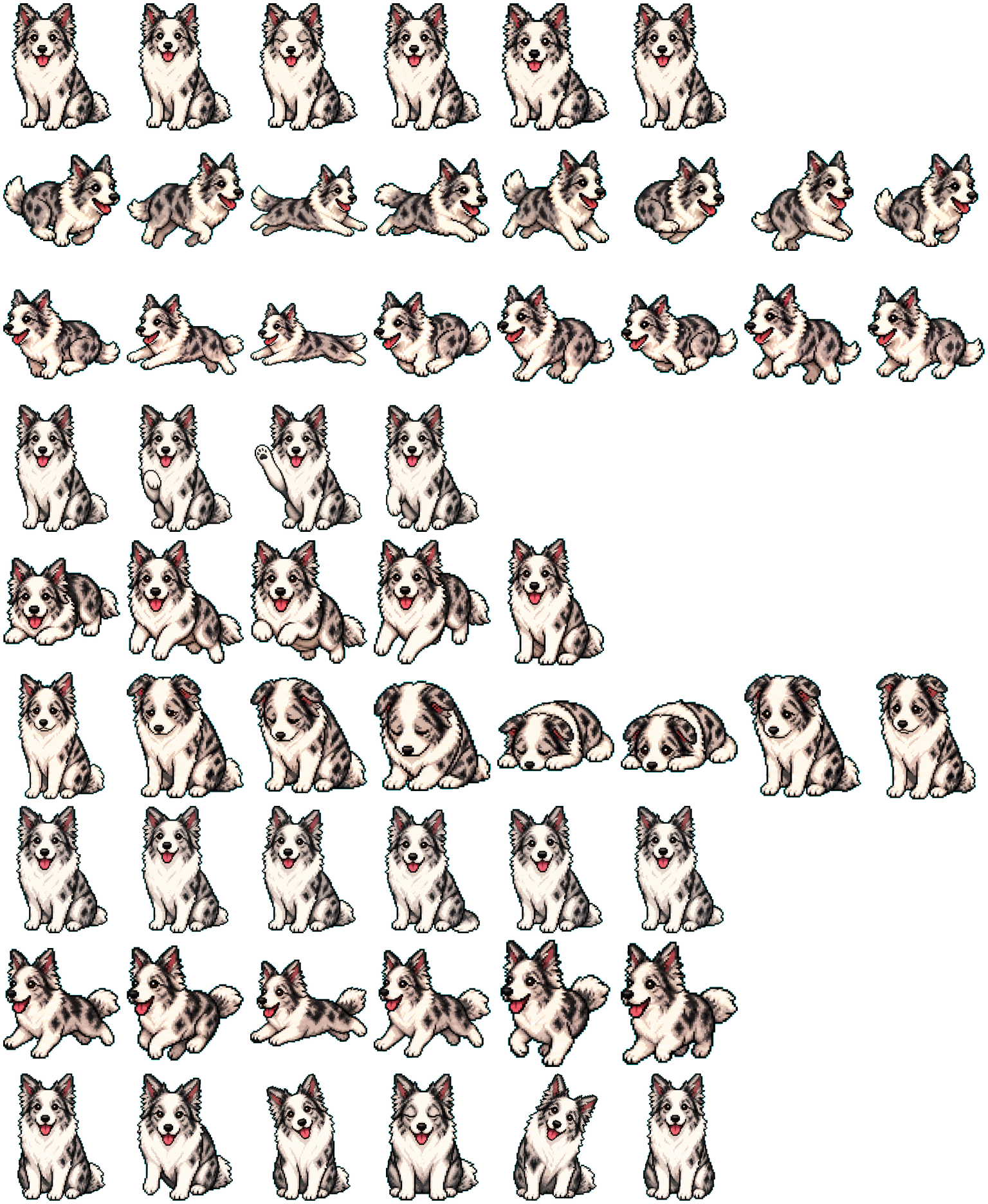 Misty spritesheet preview