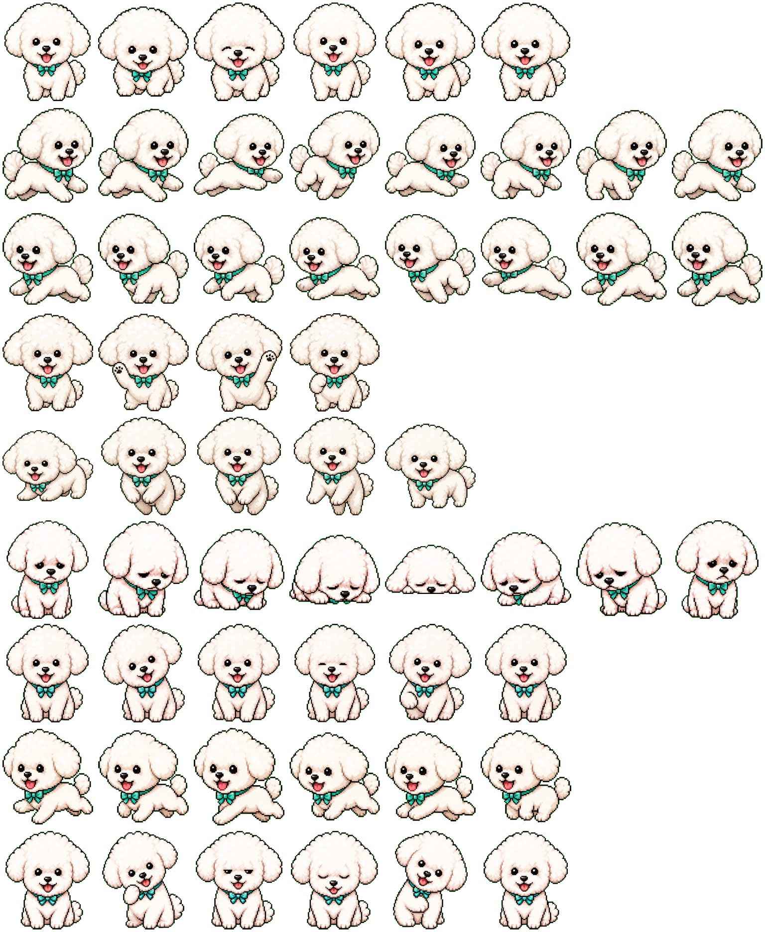 Mochi spritesheet preview