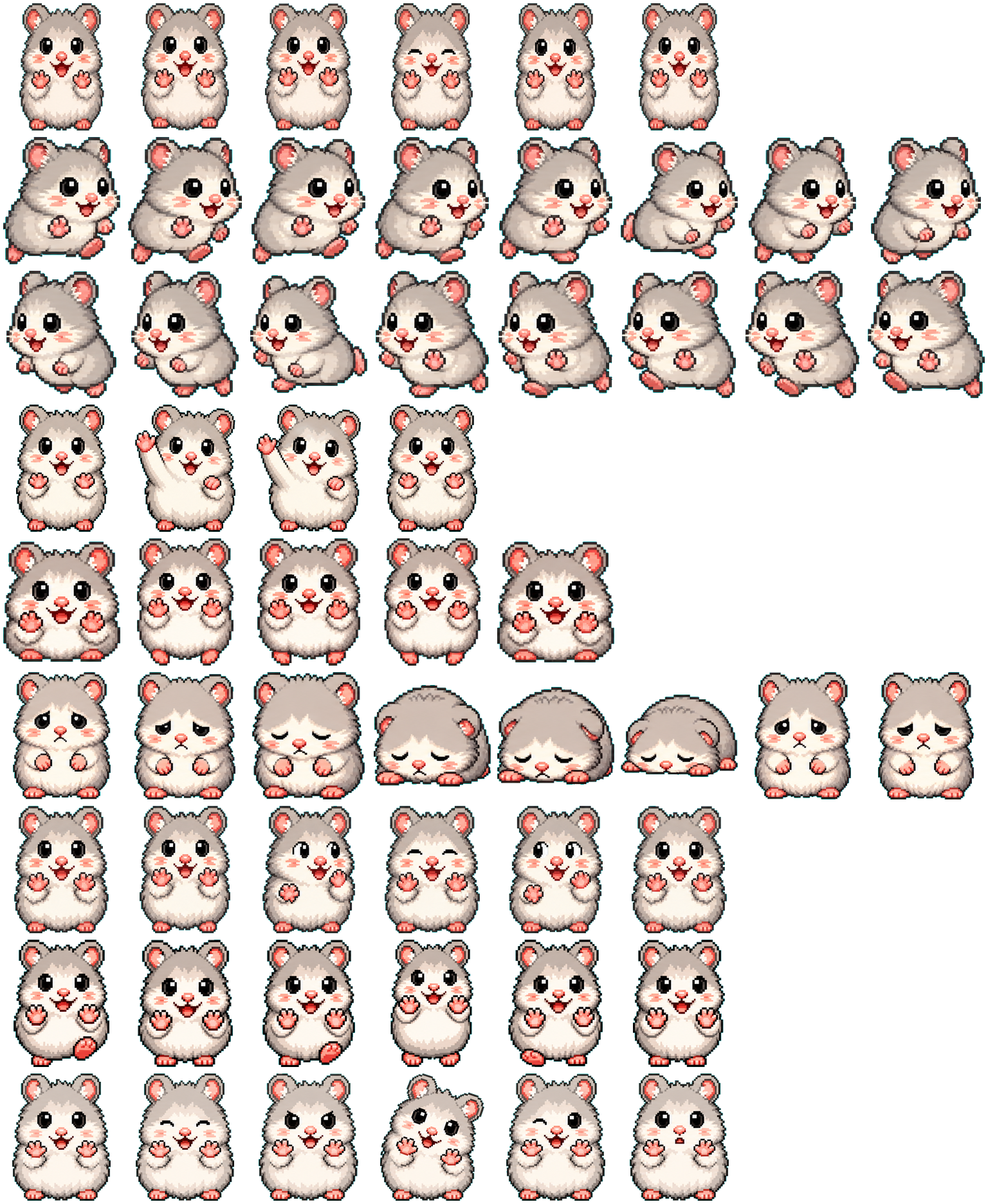 Mochi spritesheet preview