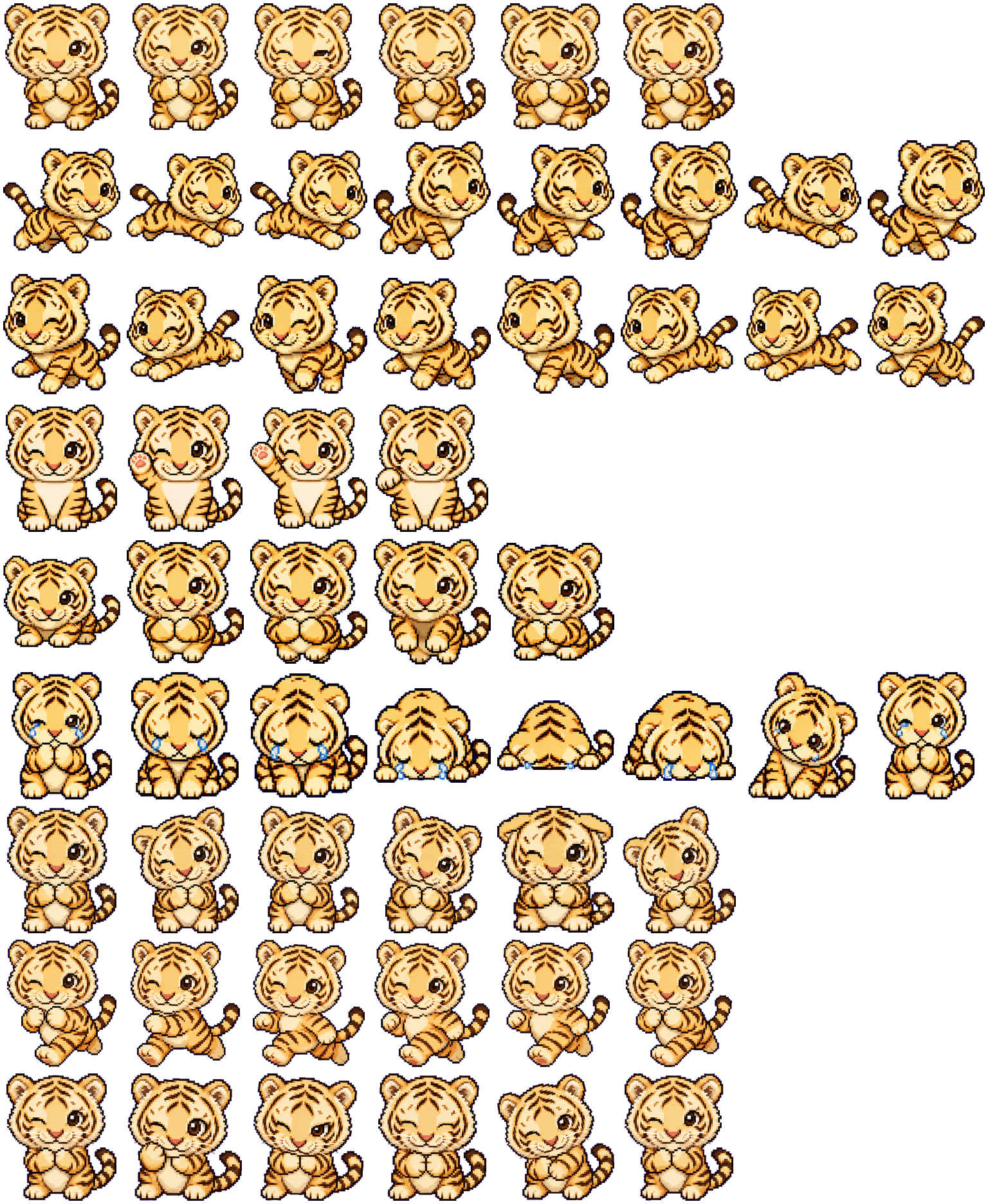 Mochi spritesheet preview