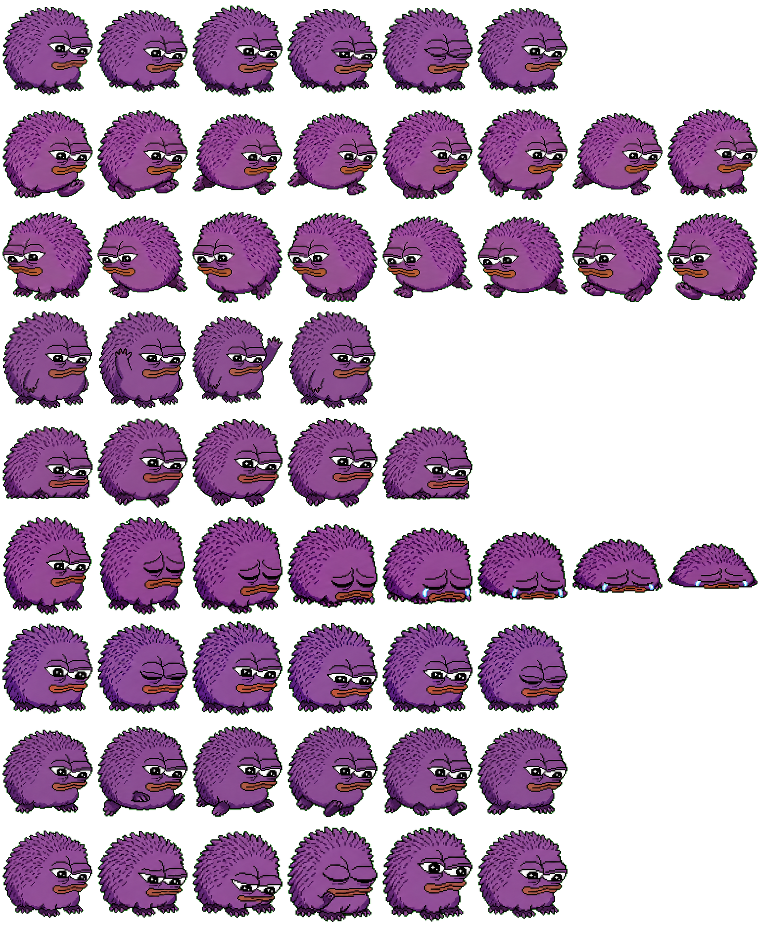 Molandak spritesheet preview