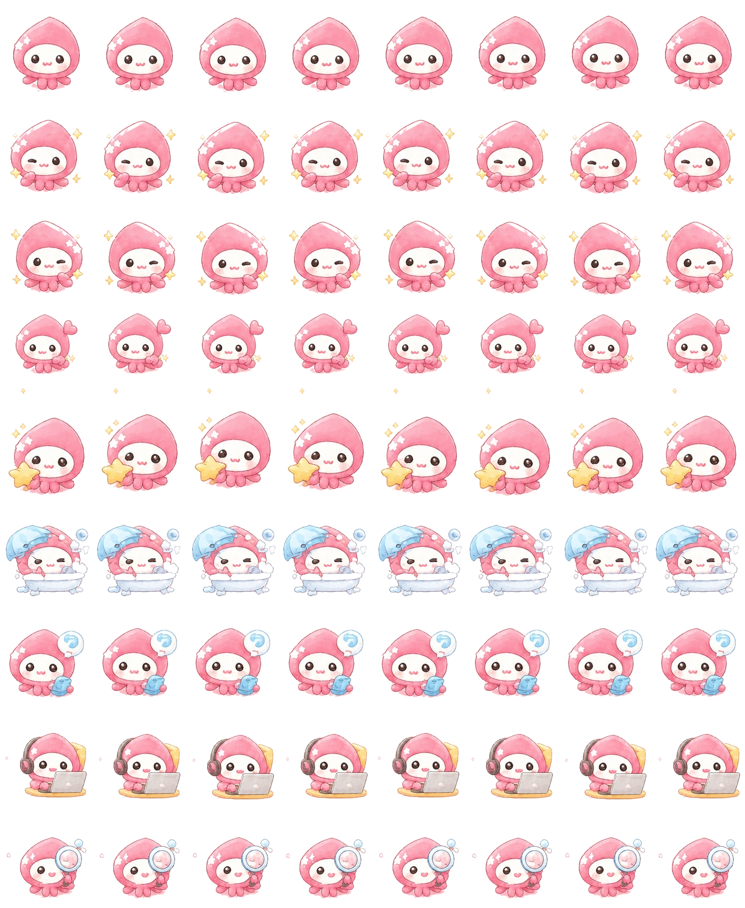Momoco spritesheet preview