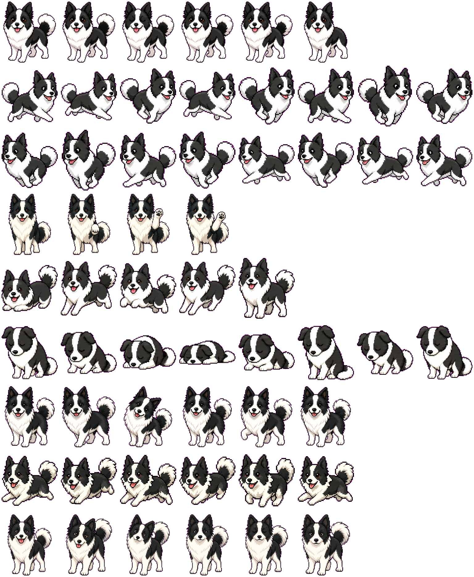 莫妮卡 spritesheet preview