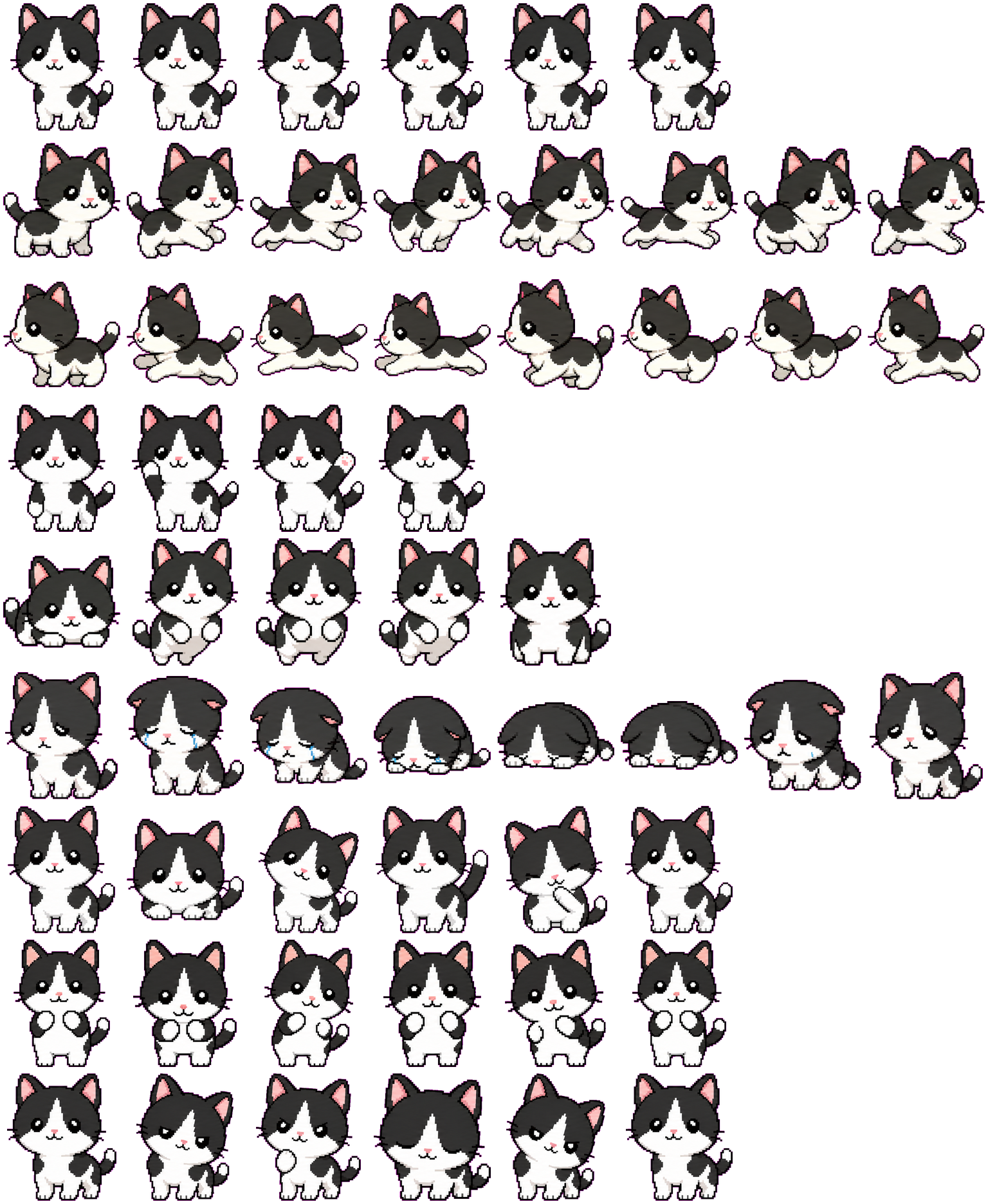 Moochi spritesheet preview