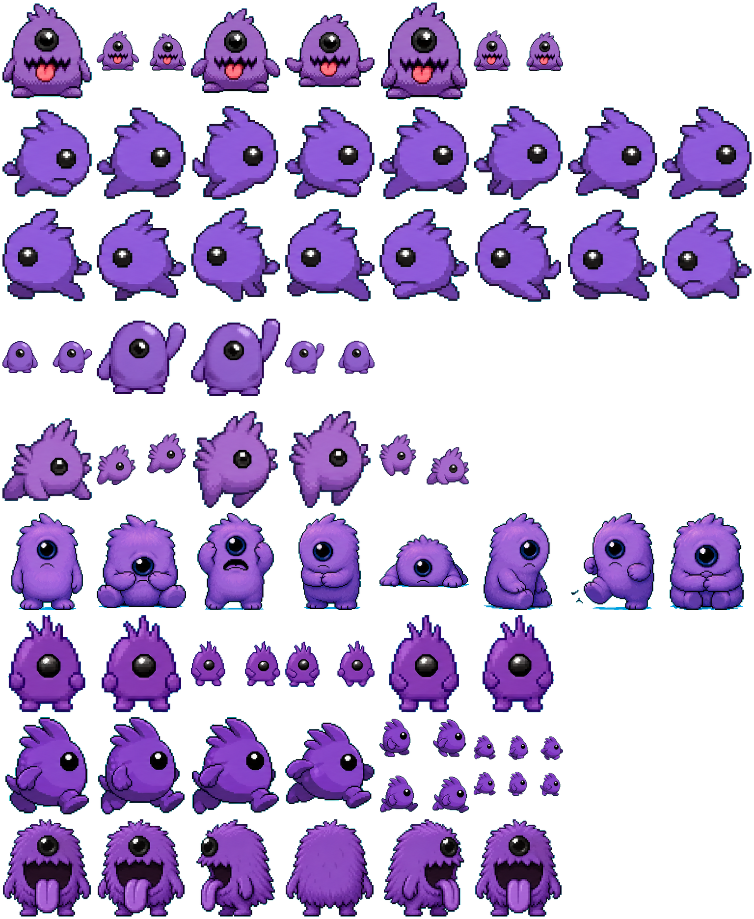 Moru spritesheet preview