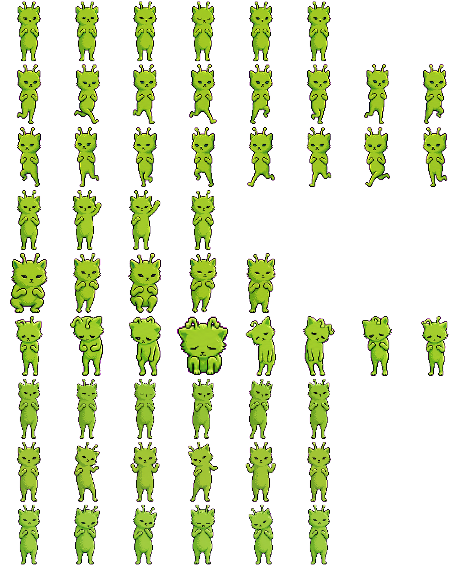 Mossy spritesheet preview