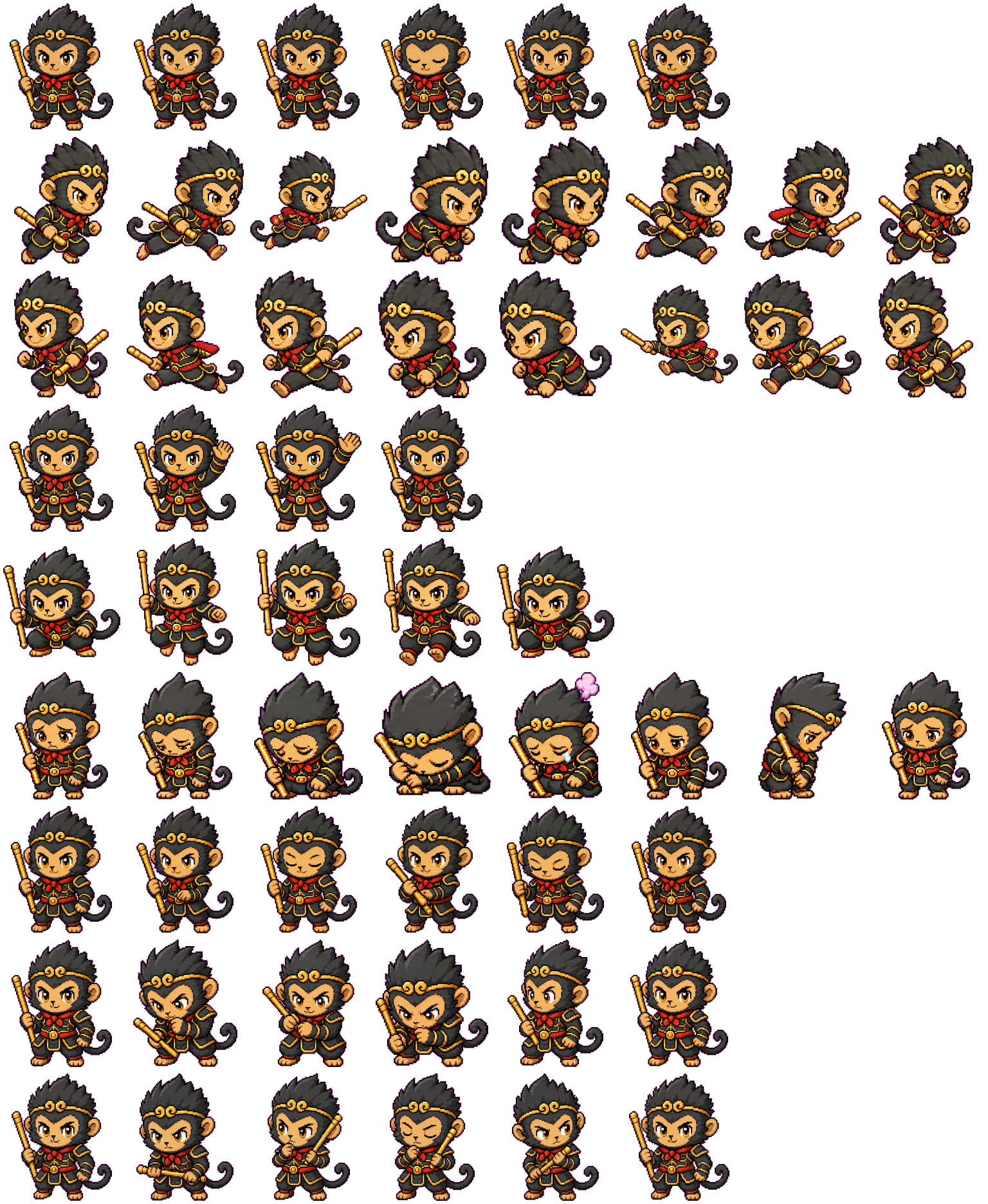 Moxing spritesheet preview