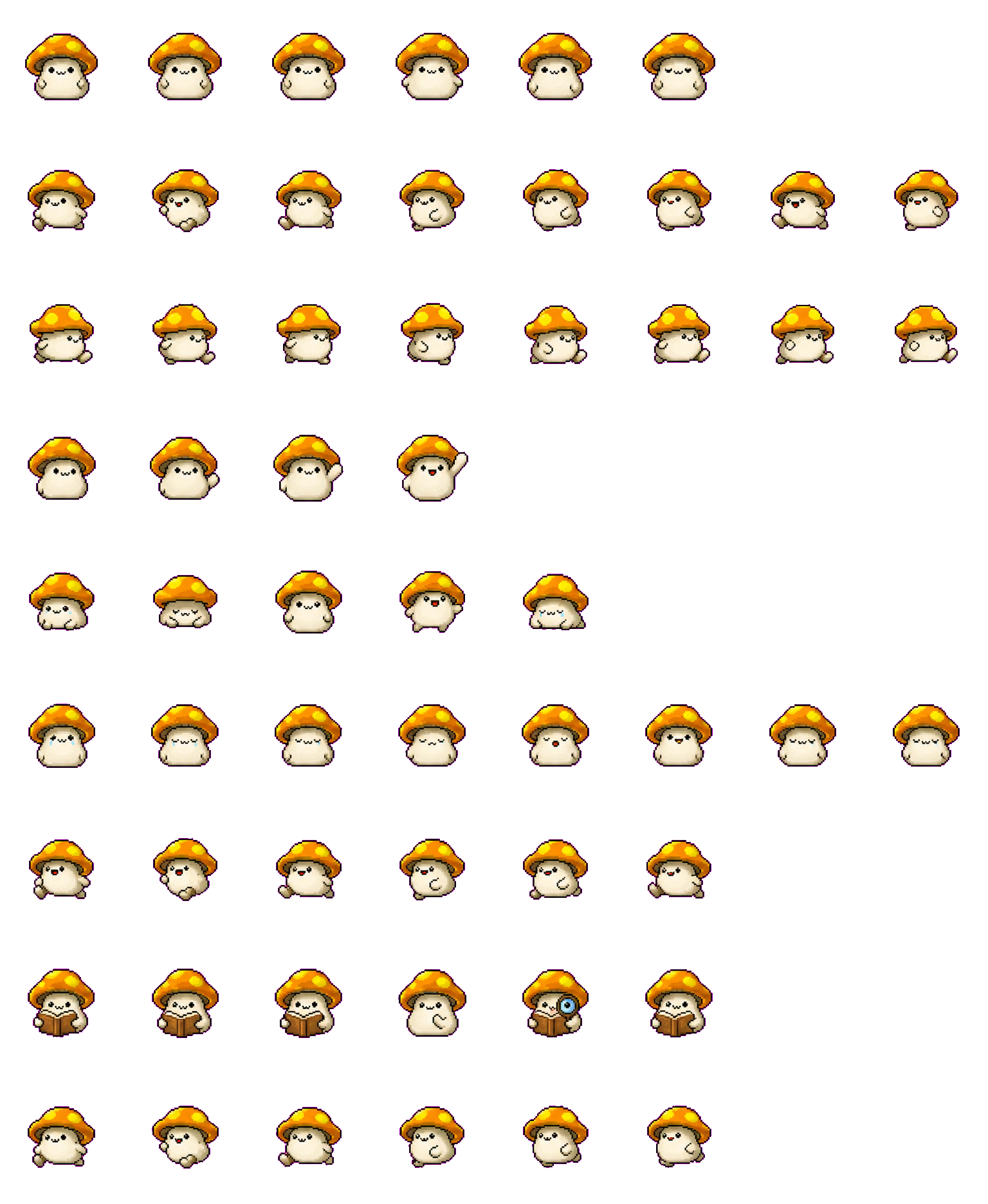 冒险岛花蘑菇 spritesheet preview