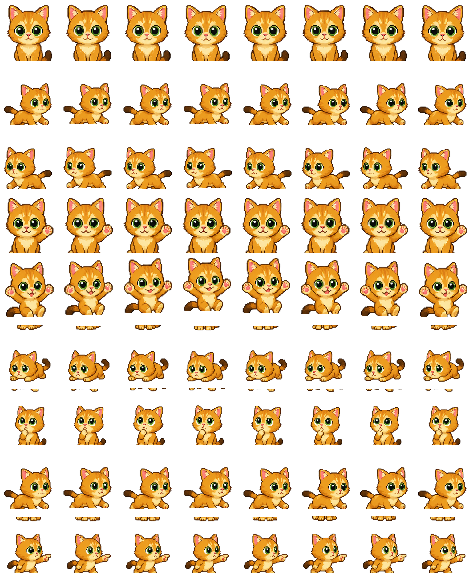 My CodexPet spritesheet preview