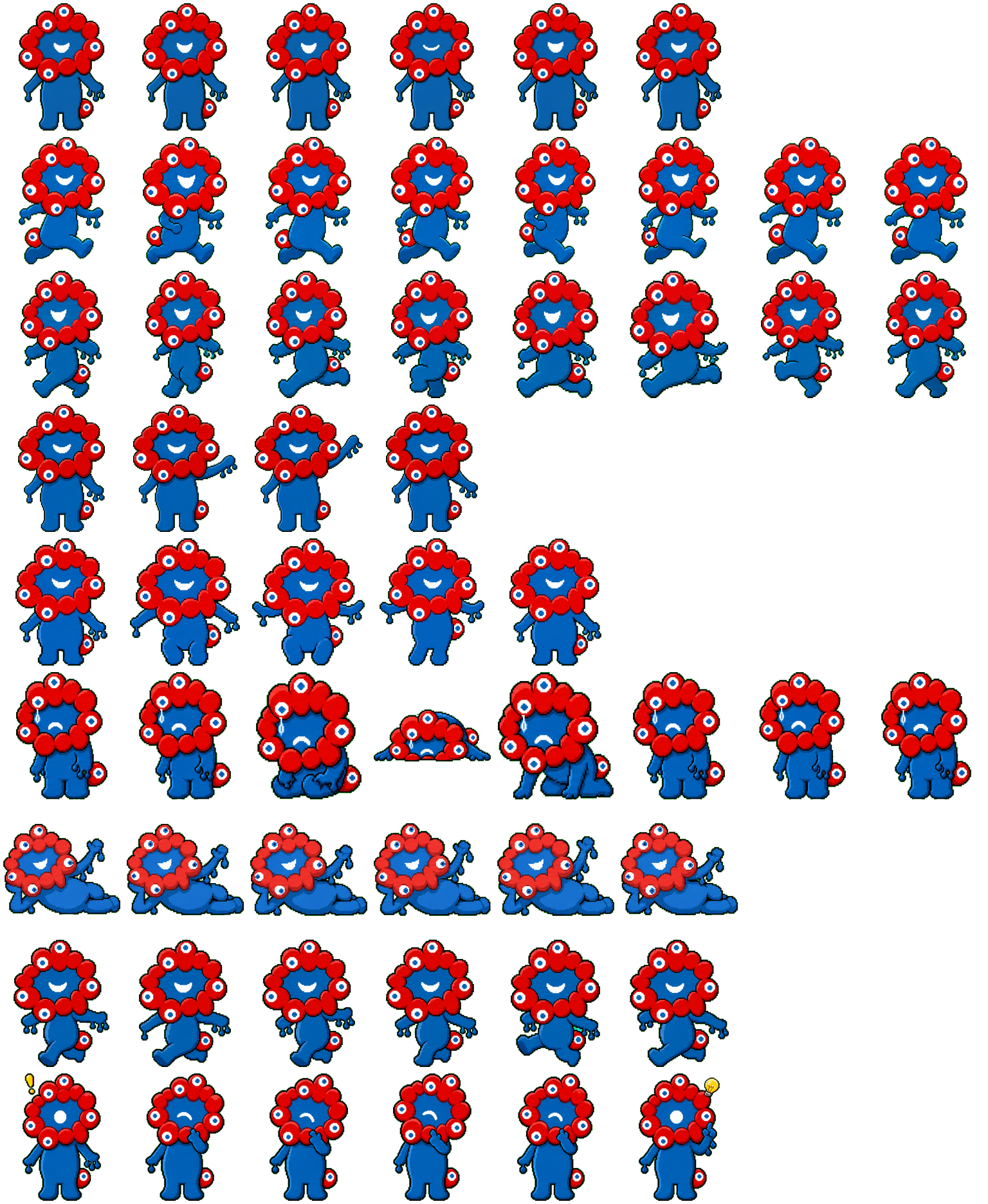 Myaku-Myaku spritesheet preview
