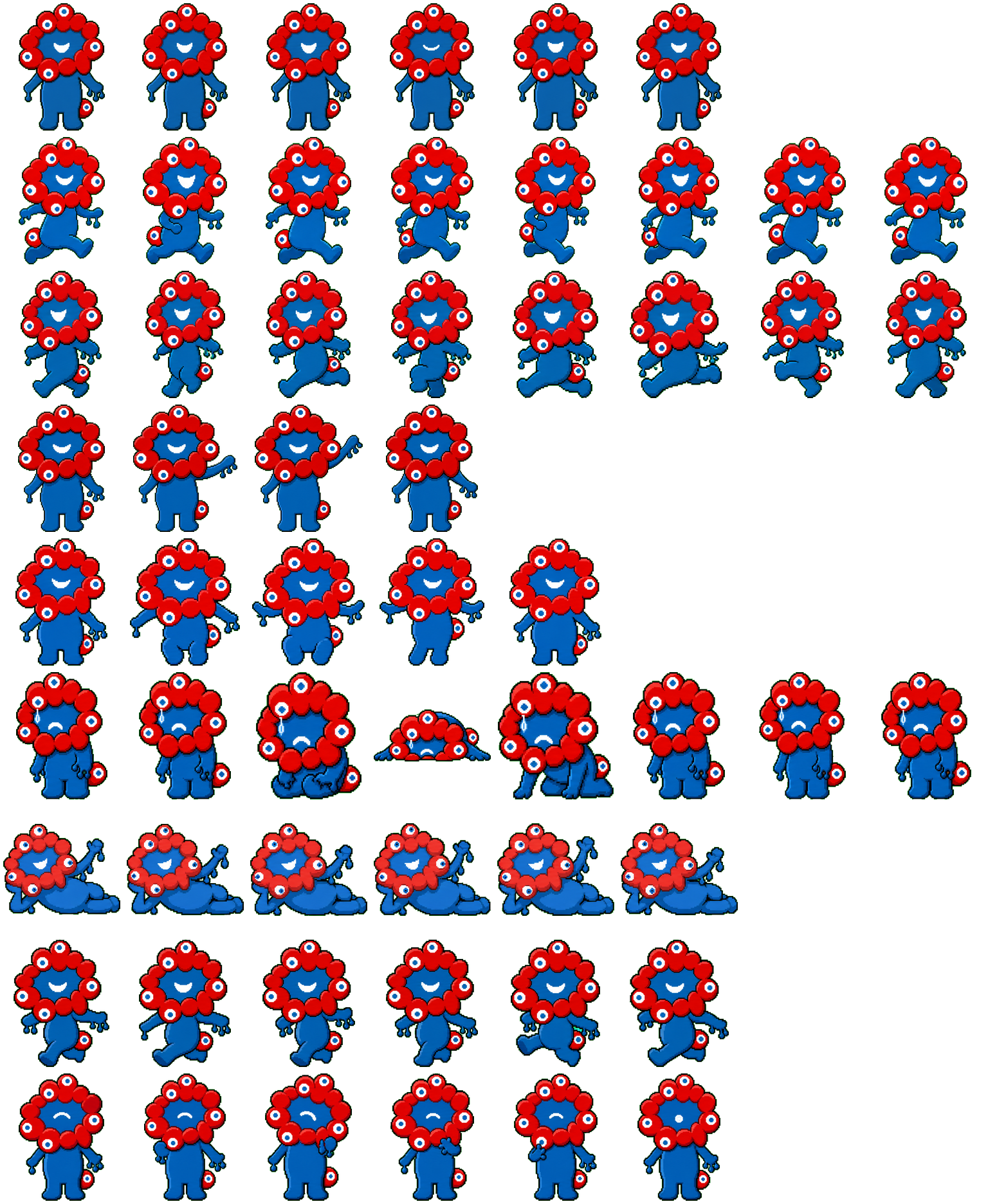 Myaku spritesheet preview