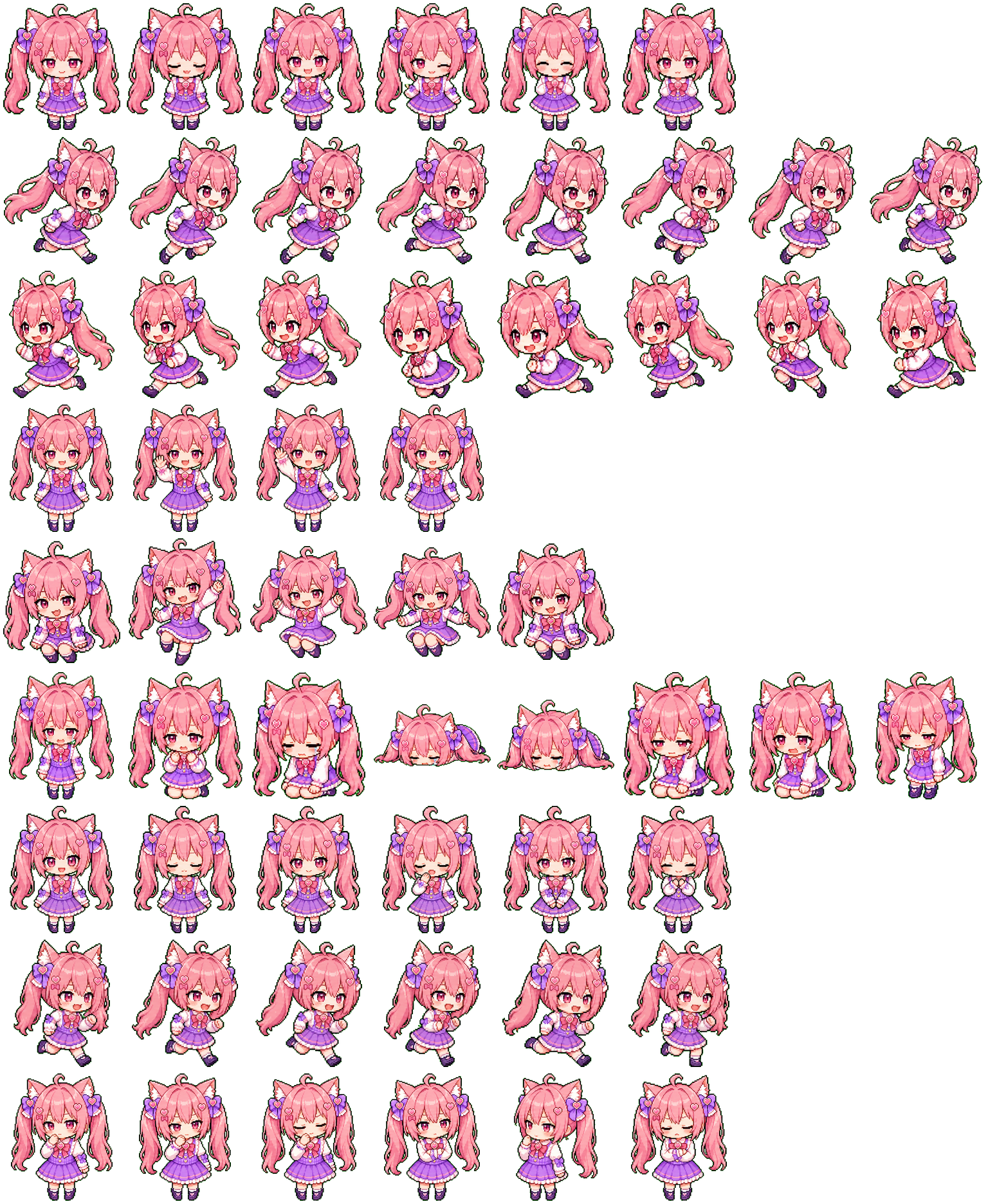 Nagi spritesheet preview